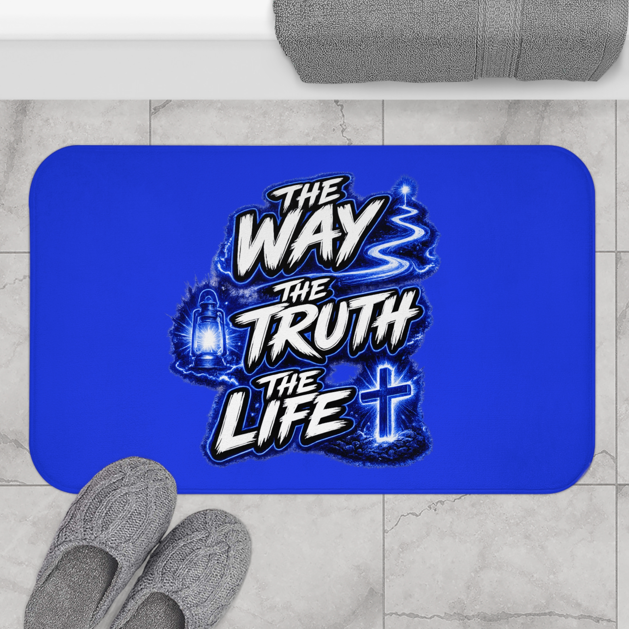 The Way • The Truth • The Life Bath Mat - Image 4