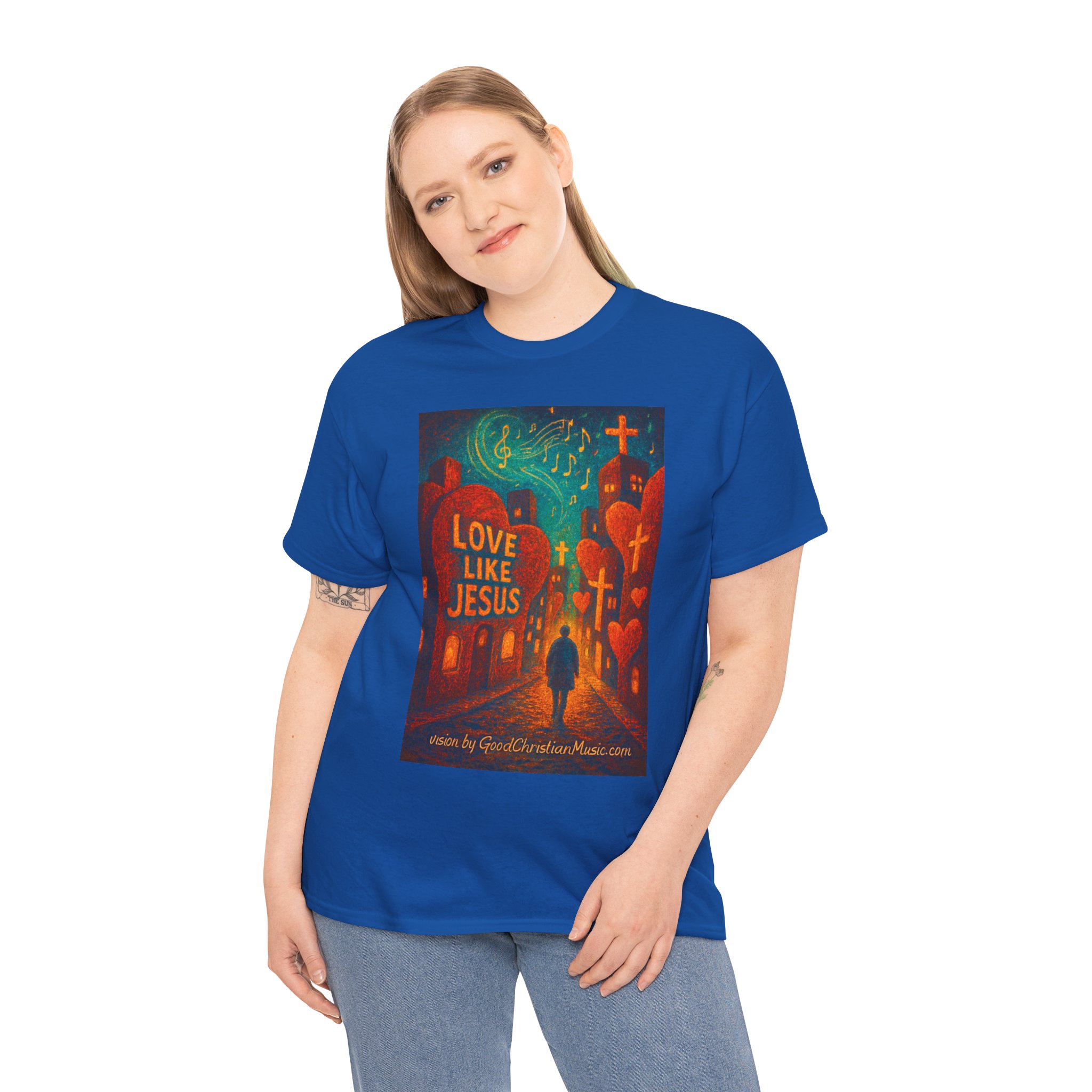 Love Like Jesus - City of Hearts Tee Shirt - Image 67