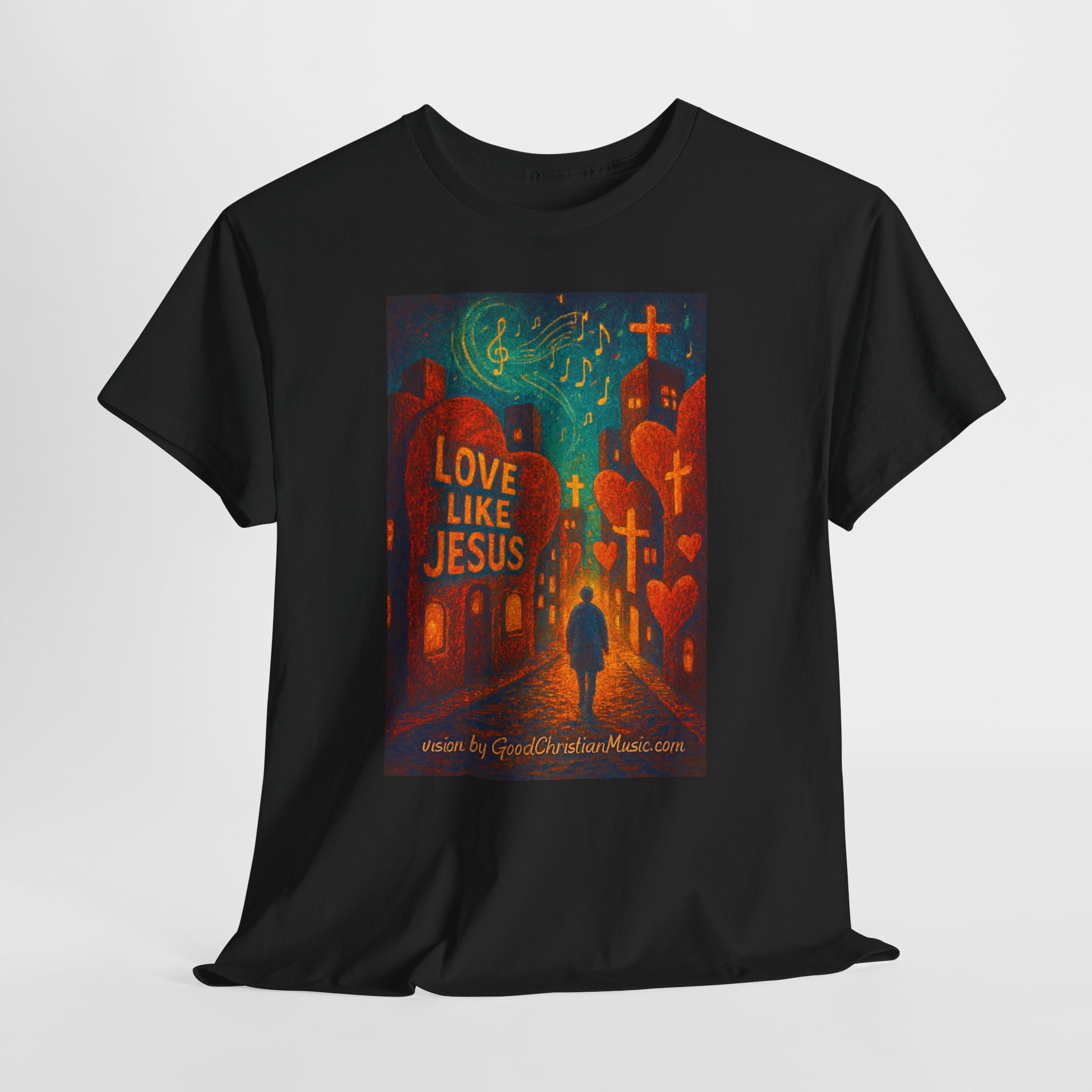 Love Like Jesus - City of Hearts Tee Shirt - Image 11