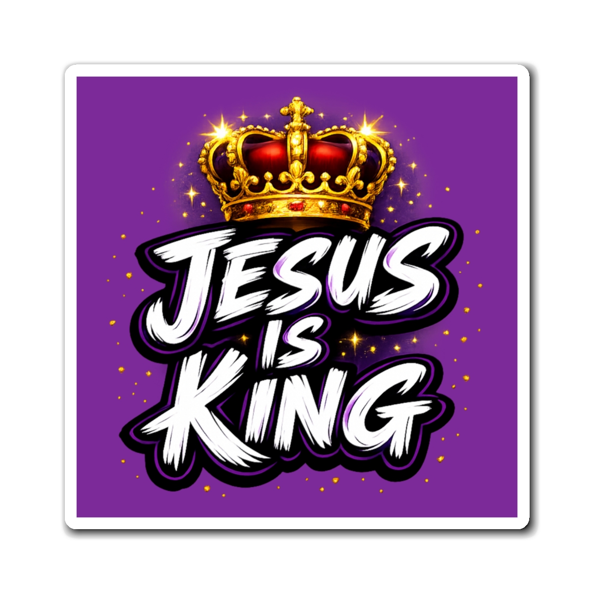 Jesus Is King Magnet — Royal Declaration - Image 4