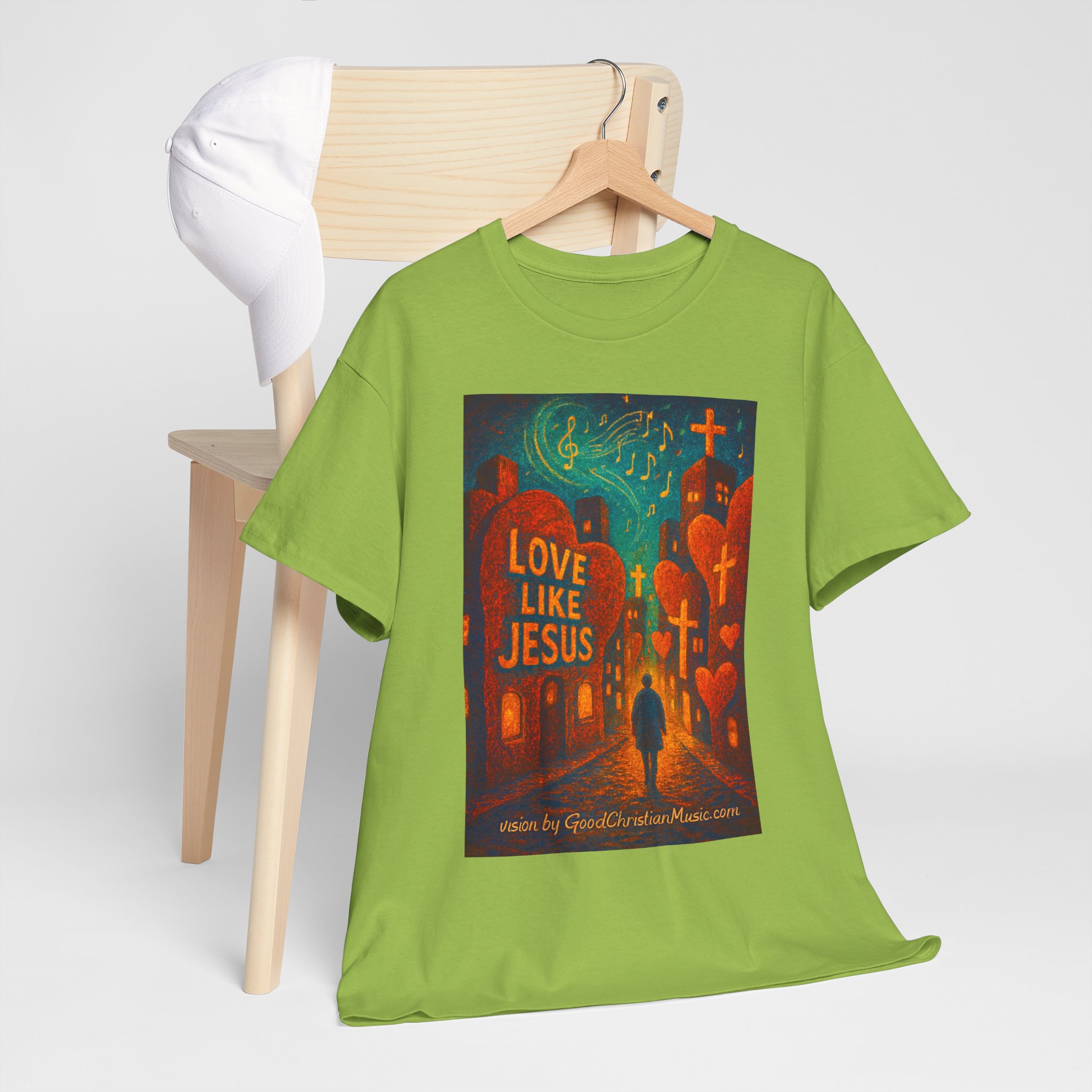 Love Like Jesus - City of Hearts Tee Shirt - Image 2