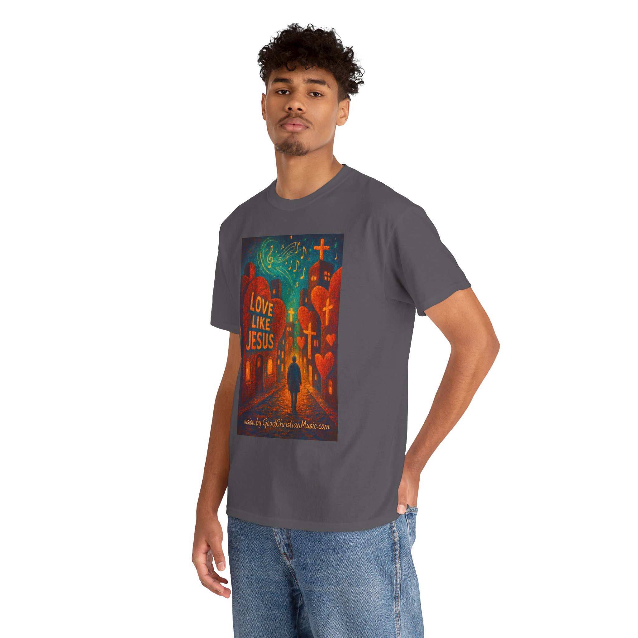 Love Like Jesus - City of Hearts Tee Shirt - Image 62