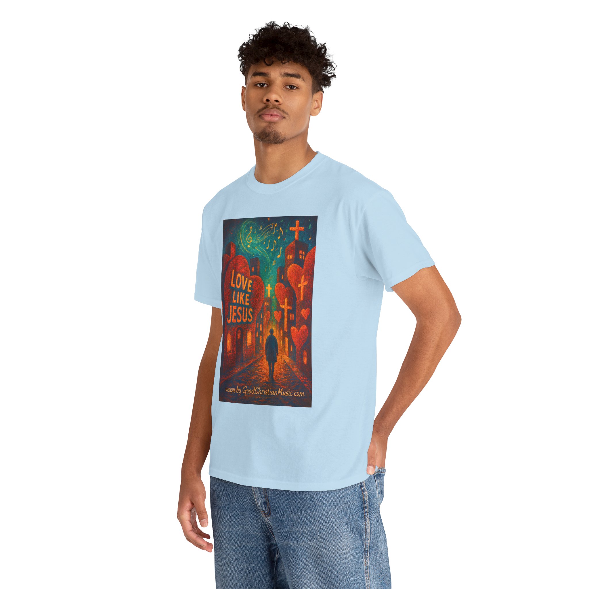 Love Like Jesus - City of Hearts Tee Shirt - Image 56