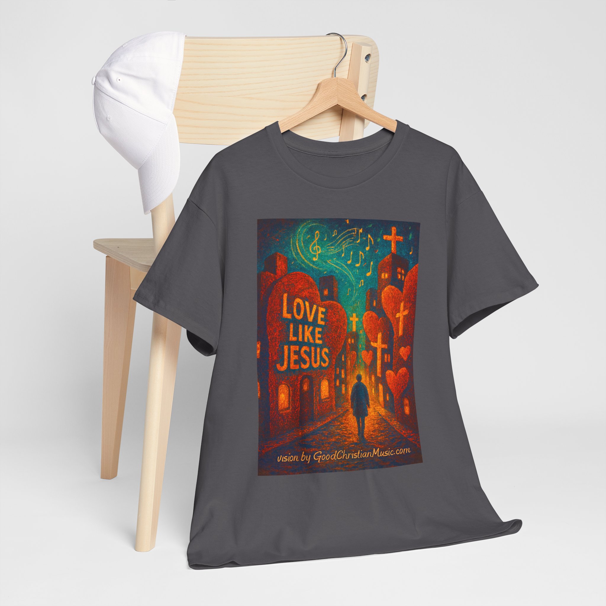 Love Like Jesus - City of Hearts Tee Shirt - Image 60