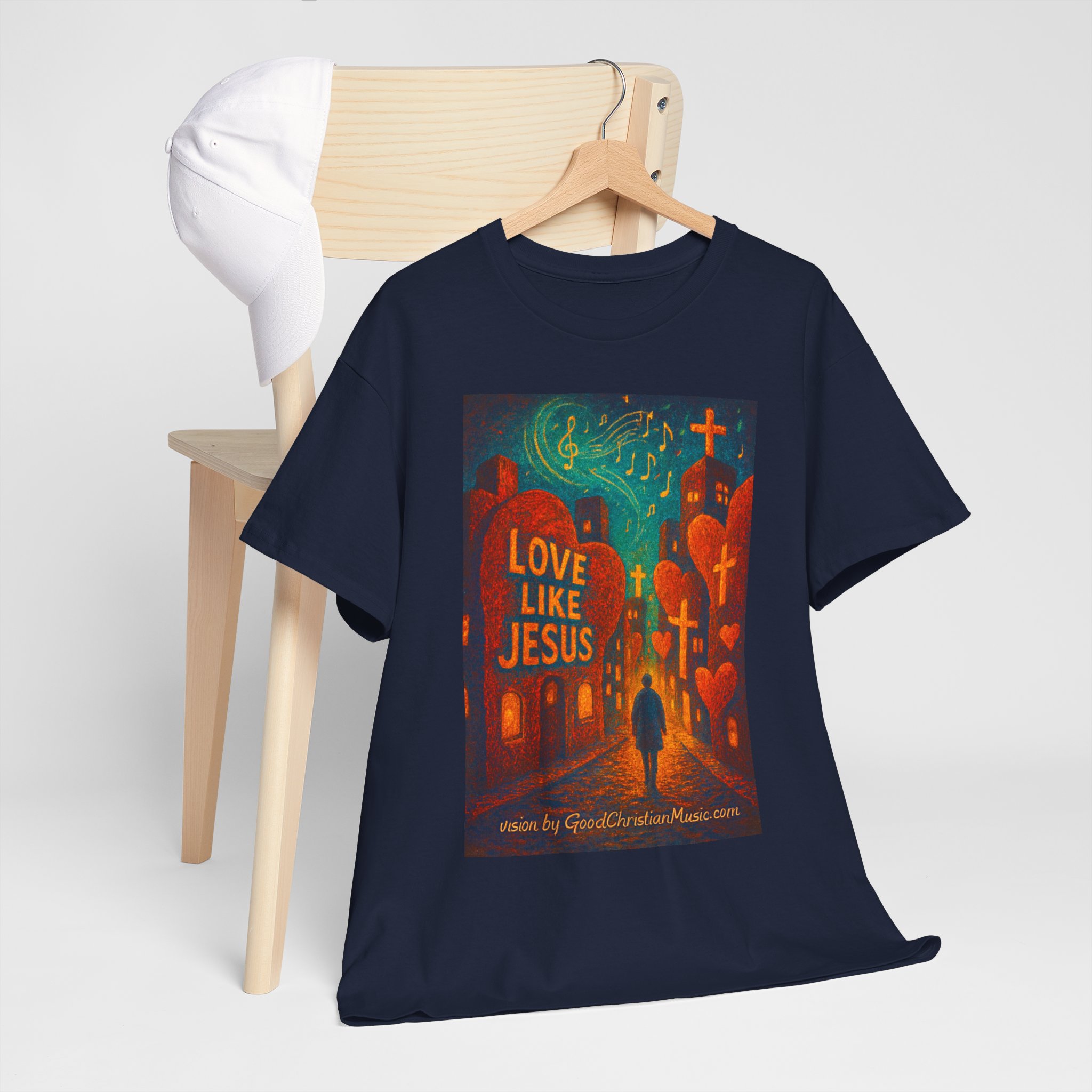 Love Like Jesus - City of Hearts Tee Shirt - Image 72
