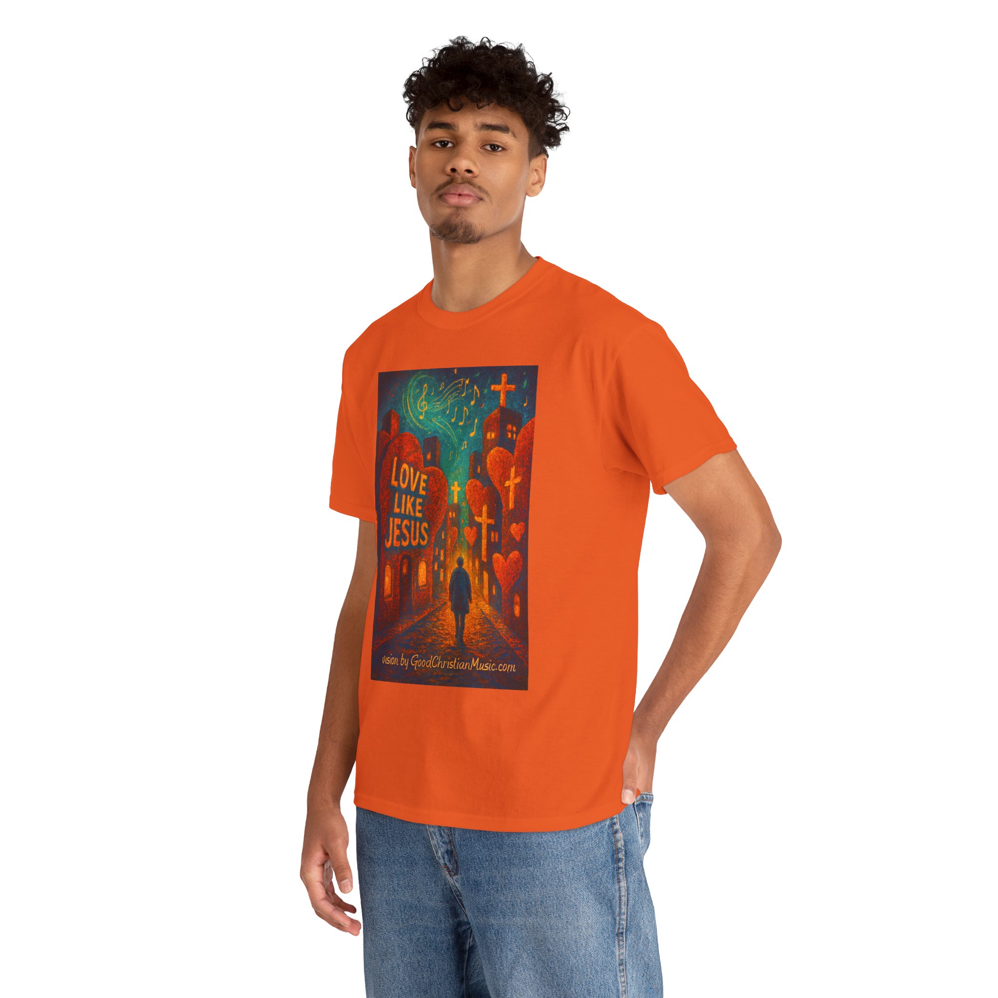 Love Like Jesus - City of Hearts Tee Shirt - Image 32