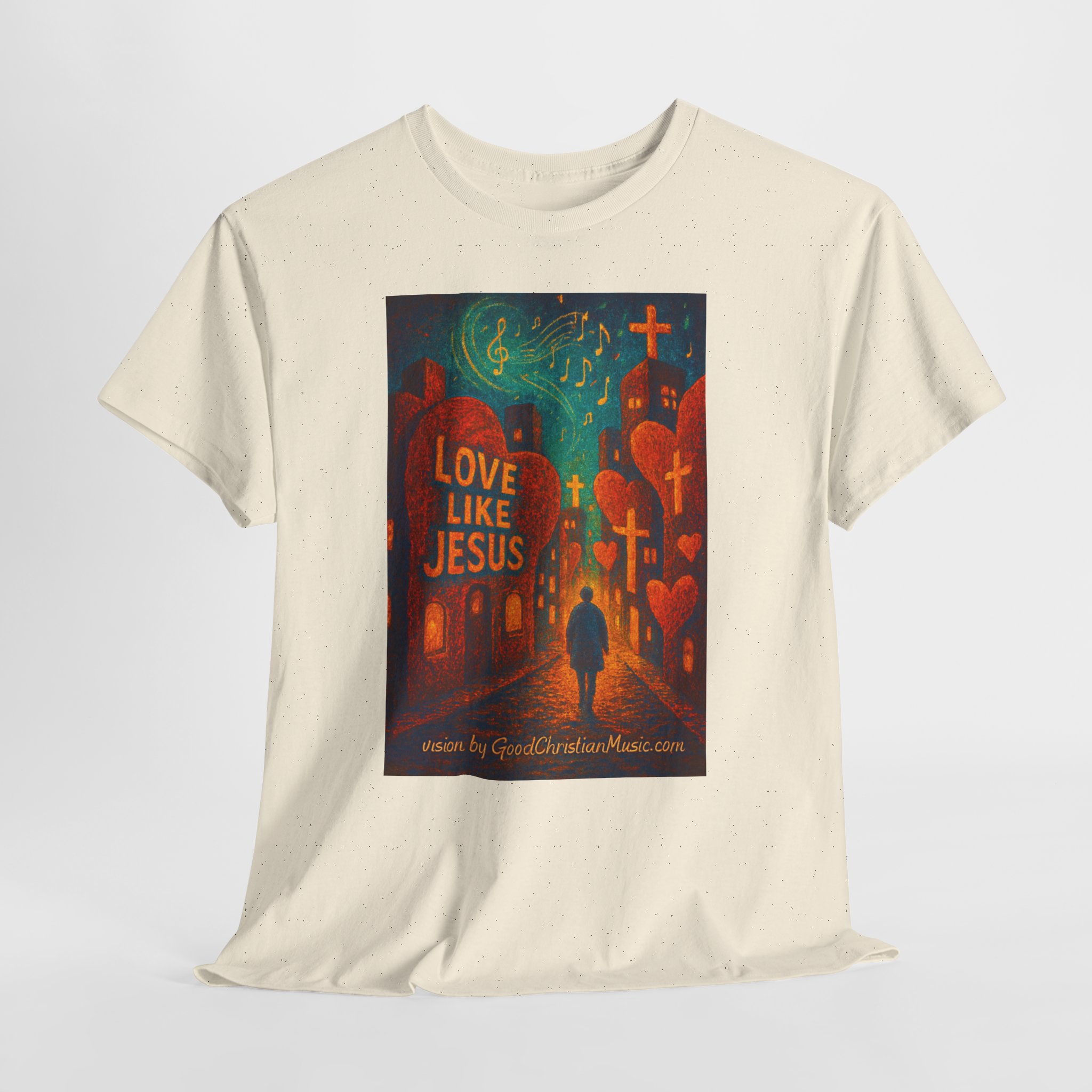 Love Like Jesus - City of Hearts Tee Shirt - Image 35