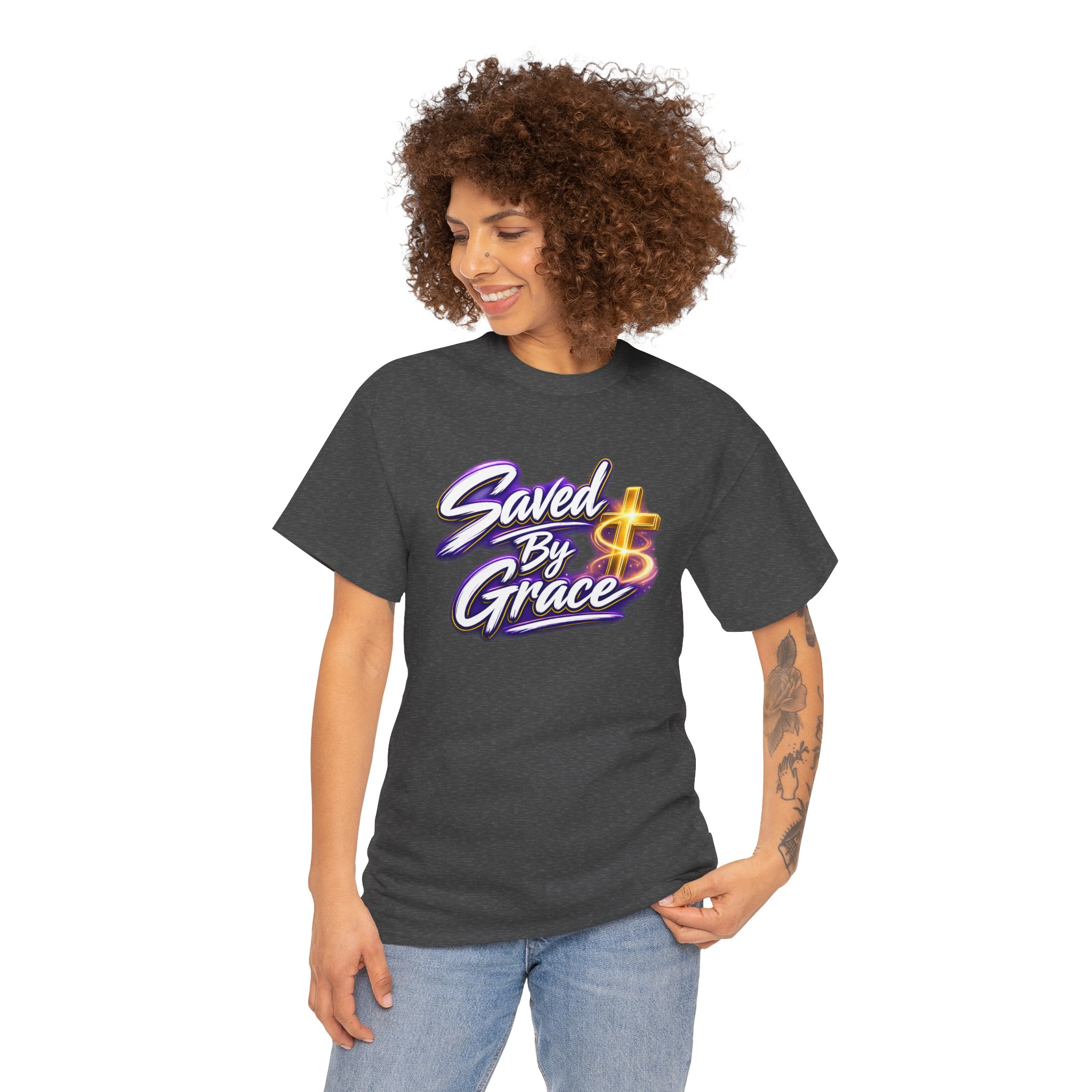 Saved By Grace Tee — Redemption That Radiates - Image 46