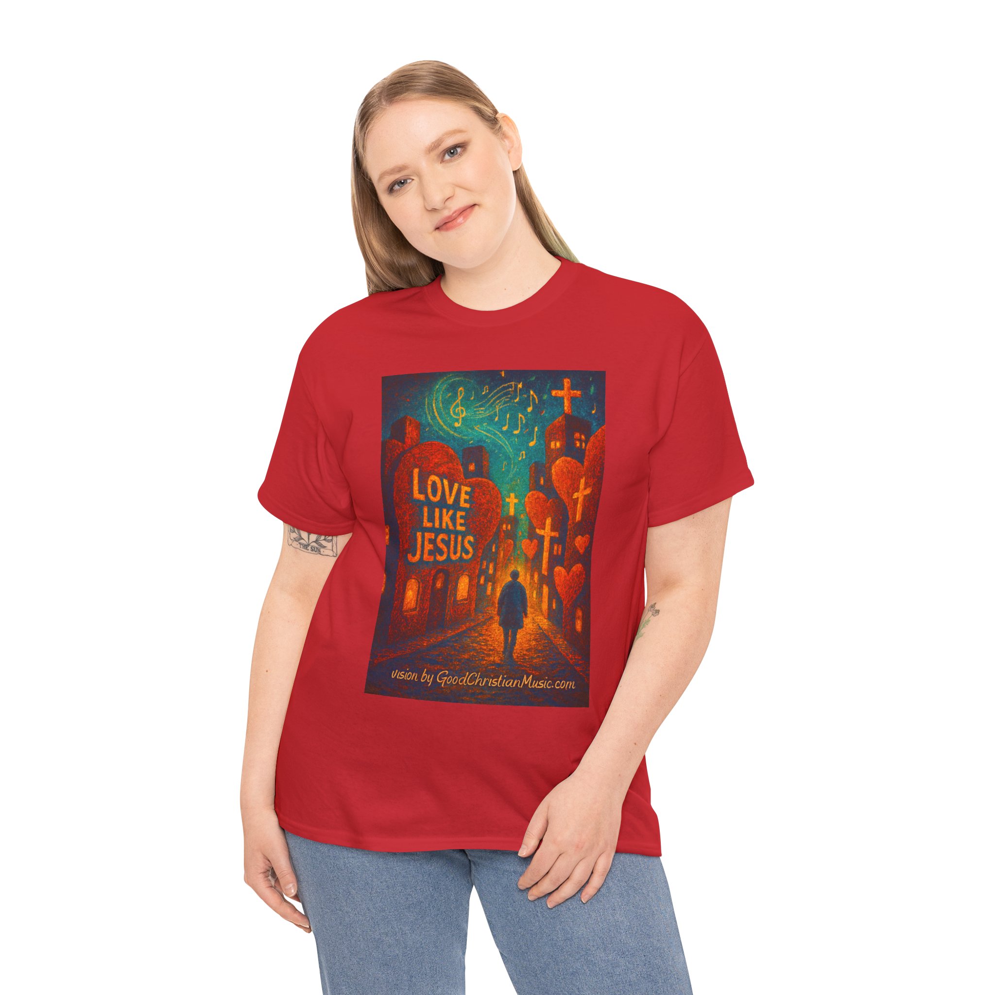 Love Like Jesus - City of Hearts Tee Shirt - Image 91