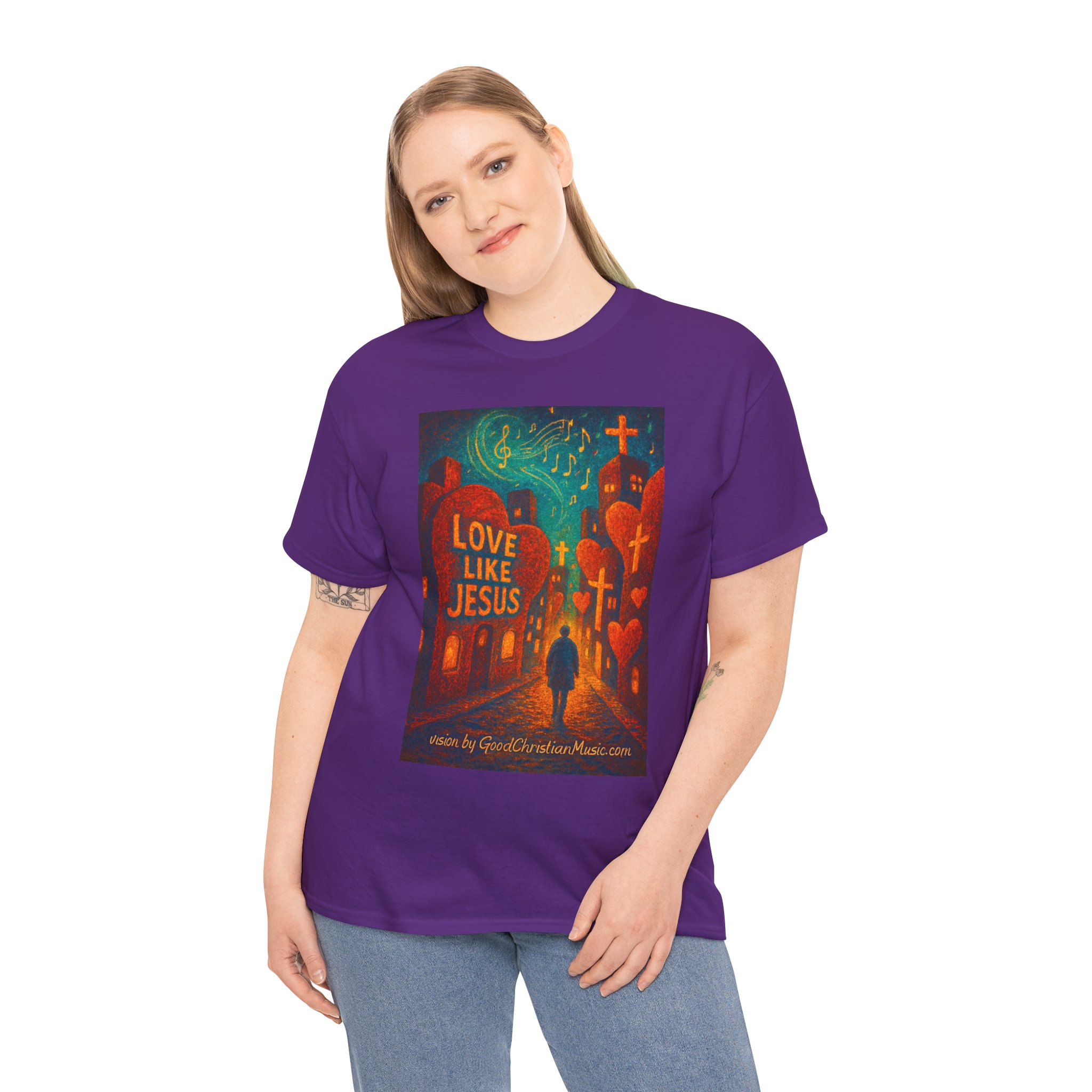 Love Like Jesus - City of Hearts Tee Shirt - Image 79
