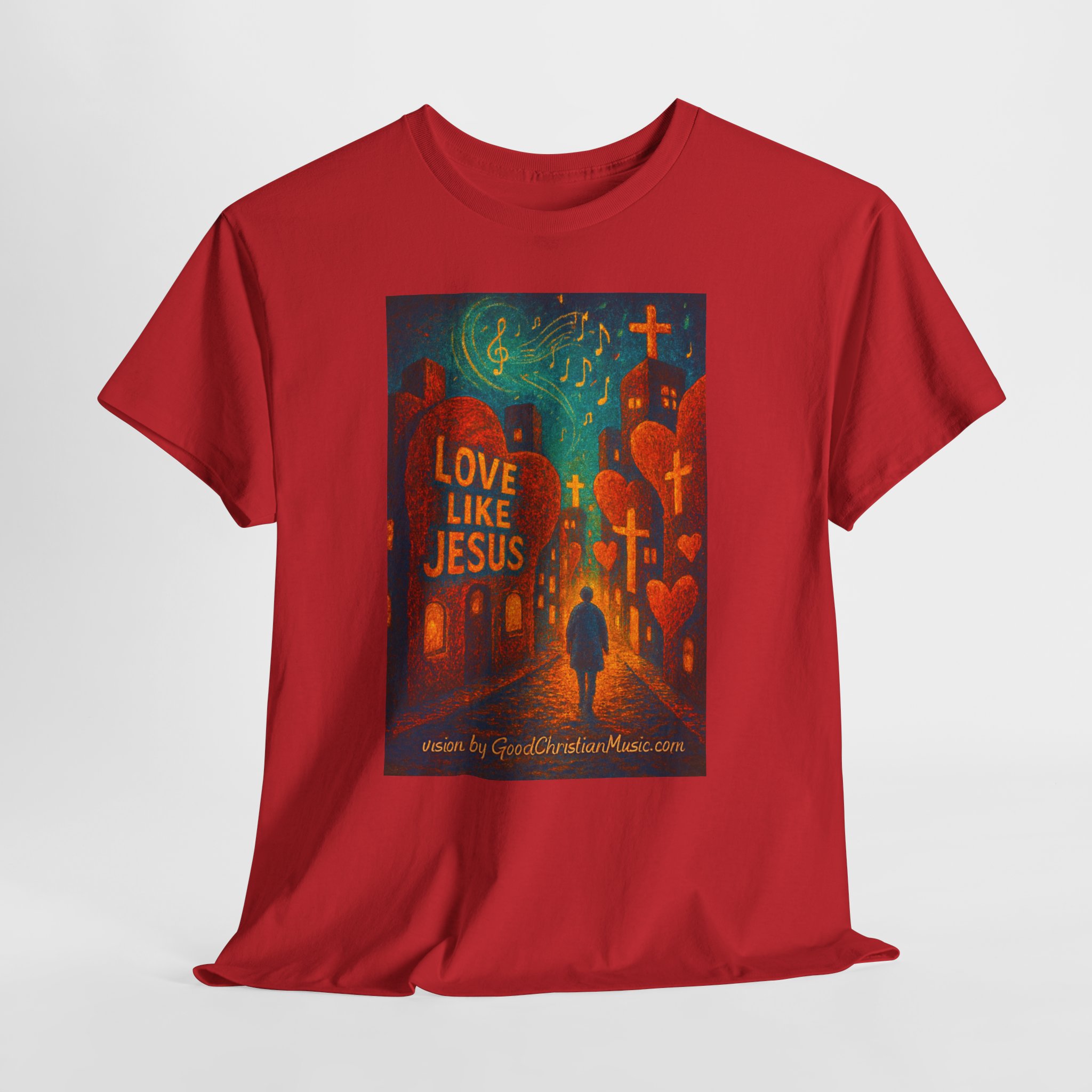 Love Like Jesus - City of Hearts Tee Shirt - Image 89