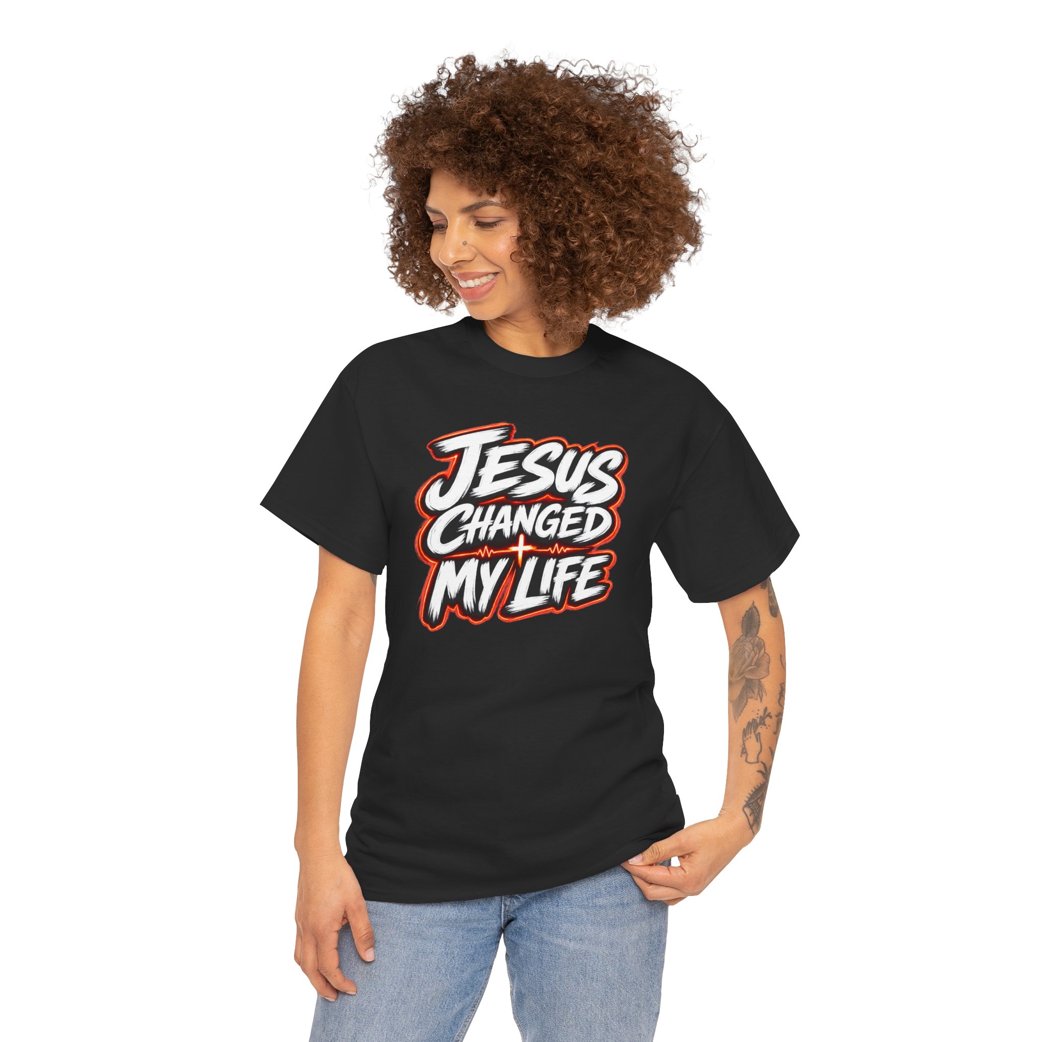 Jesus Changed My Life Tee — Transformation in Every Breath - Image 10