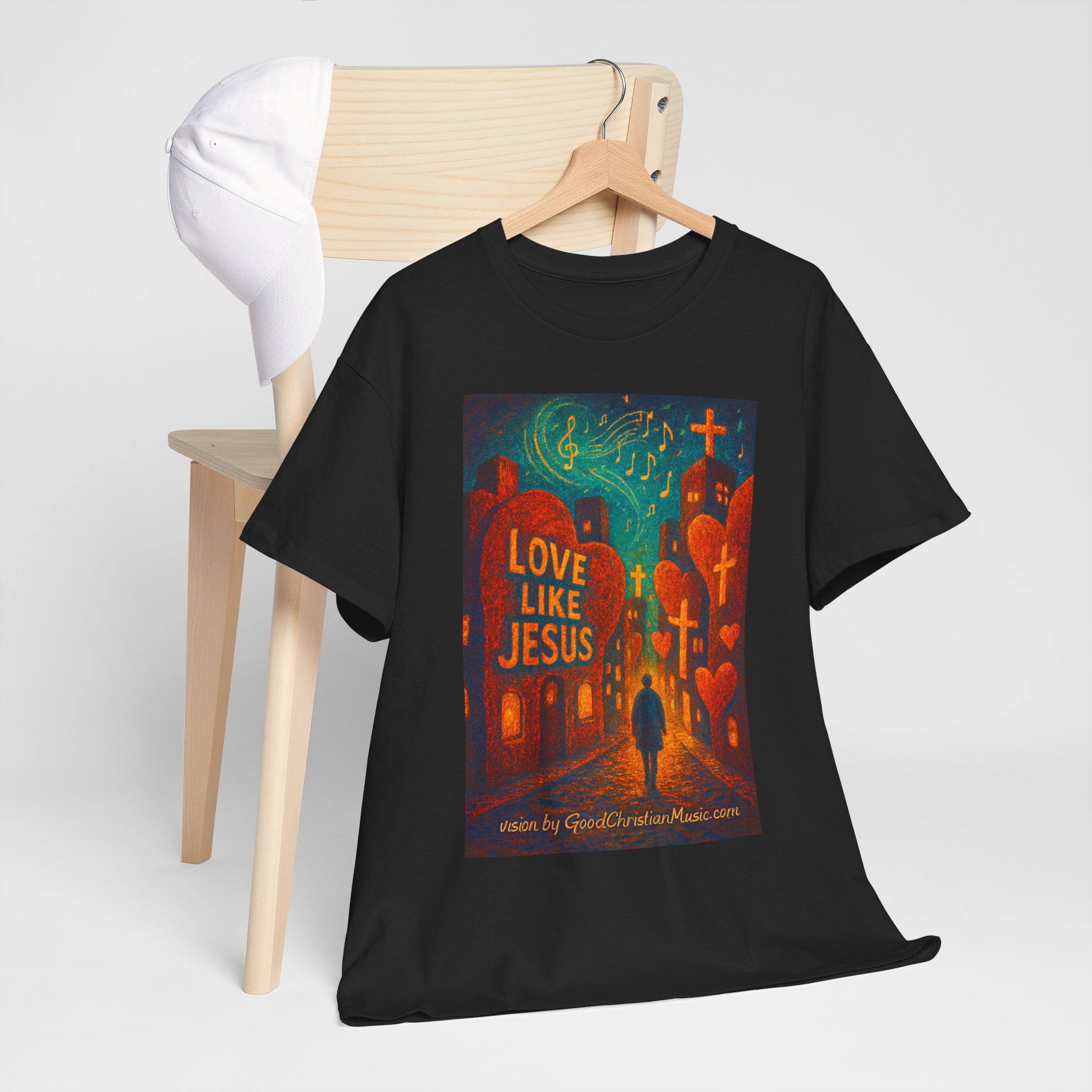 Love Like Jesus - City of Hearts Tee Shirt - Image 12