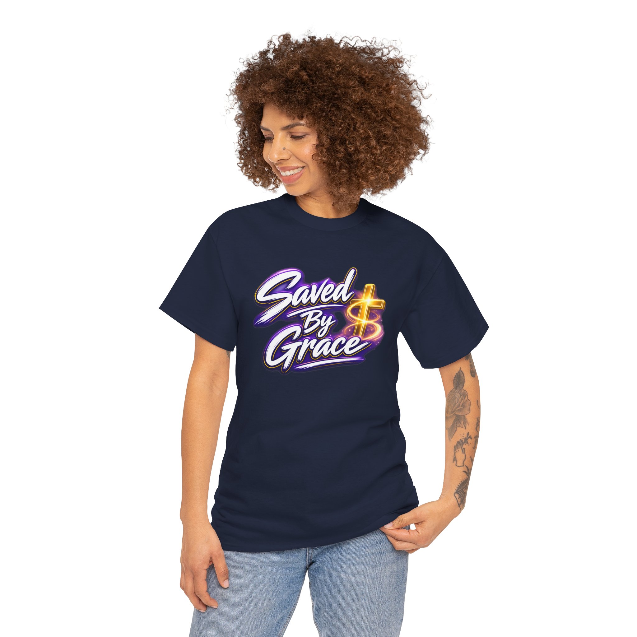 Saved By Grace Tee — Redemption That Radiates - Image 28