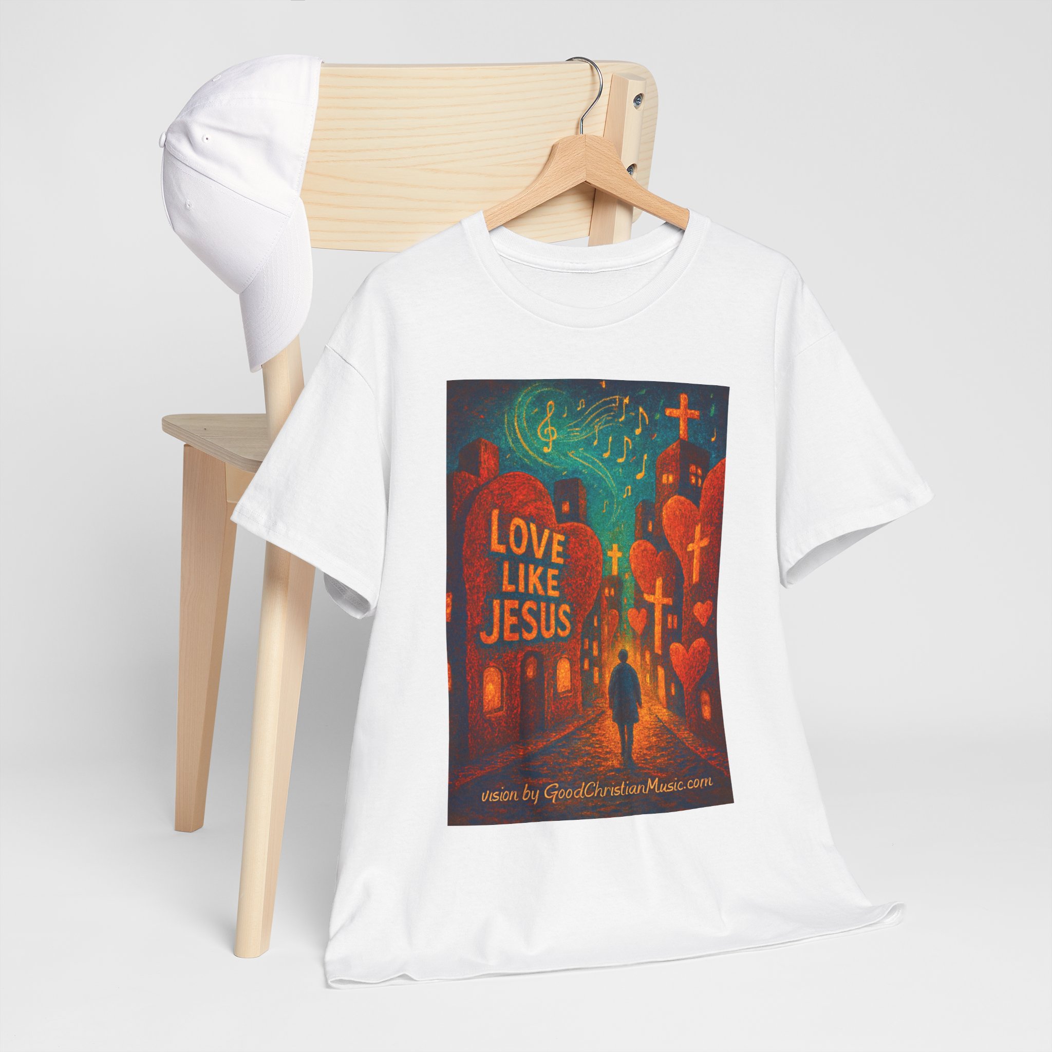 Love Like Jesus - City of Hearts Tee Shirt - Image 6