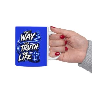 The Way • The Truth • The Life Coffee Mug — Faith‑Lit Morning Edition
