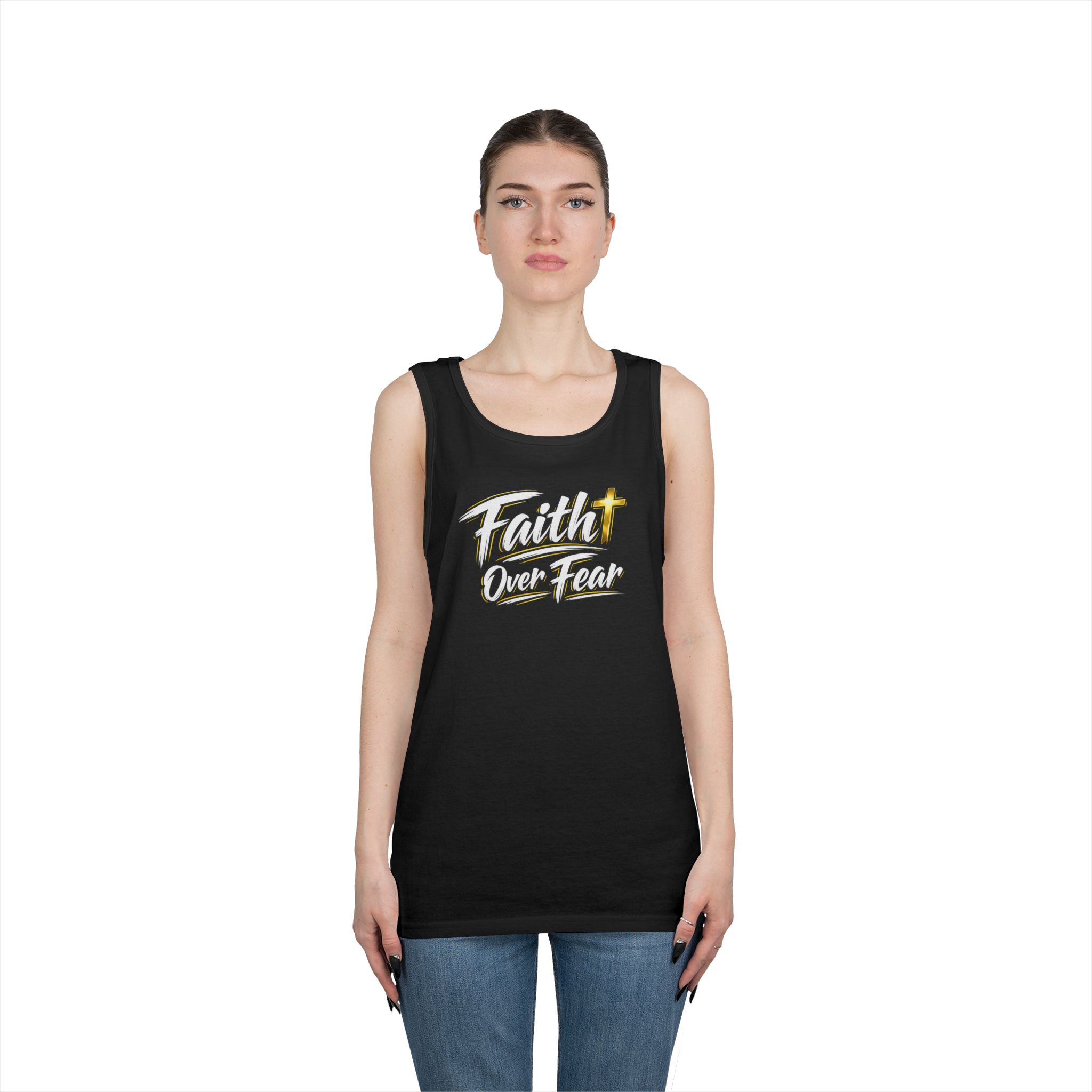 Faith Over Fear Tank — Courage in Every Breath - Image 3