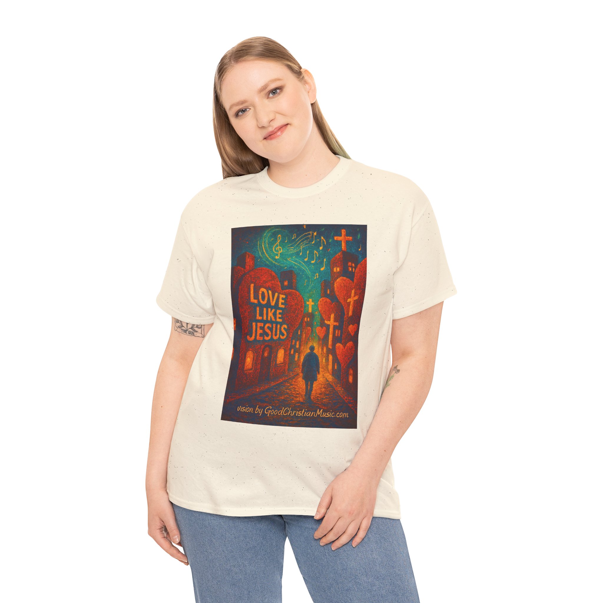 Love Like Jesus - City of Hearts Tee Shirt - Image 37