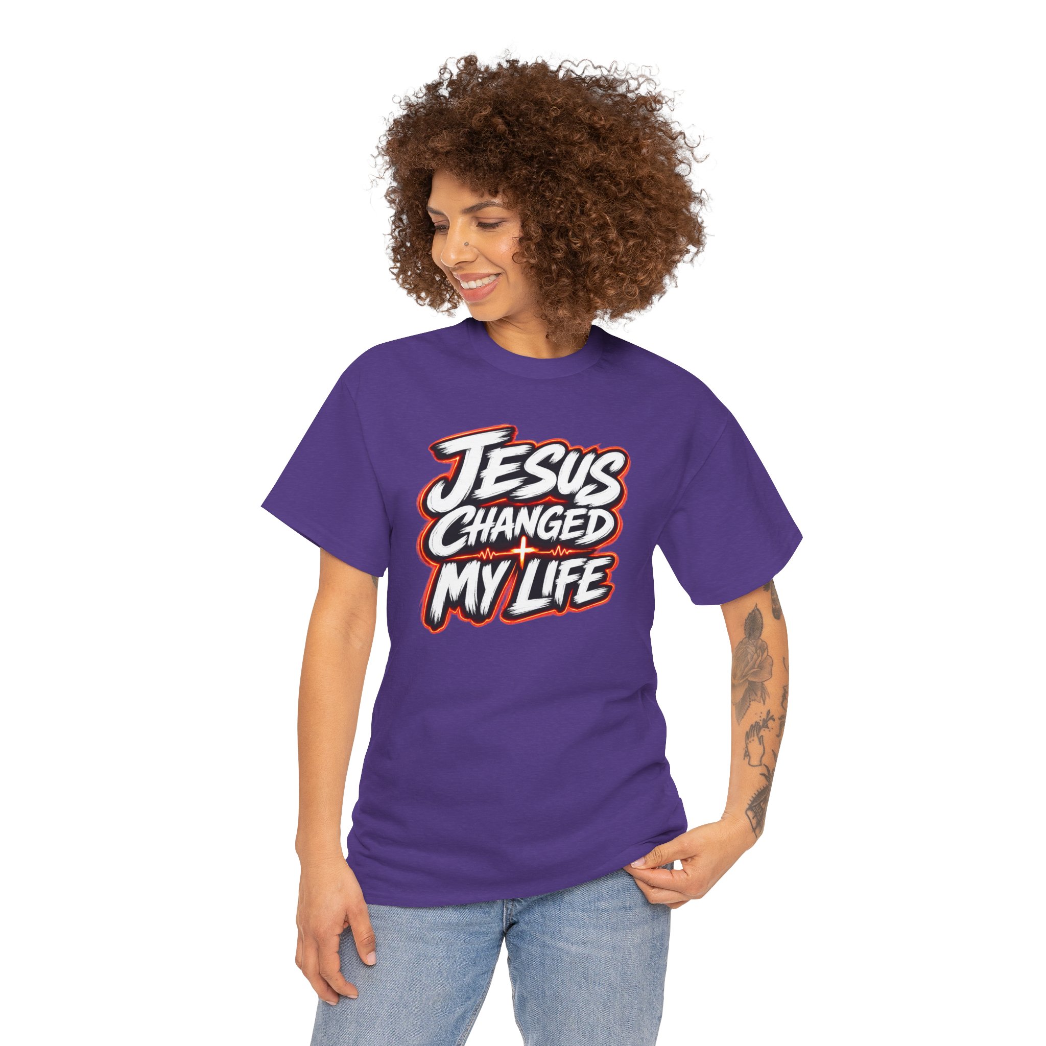 Jesus Changed My Life Tee — Transformation in Every Breath - Image 58