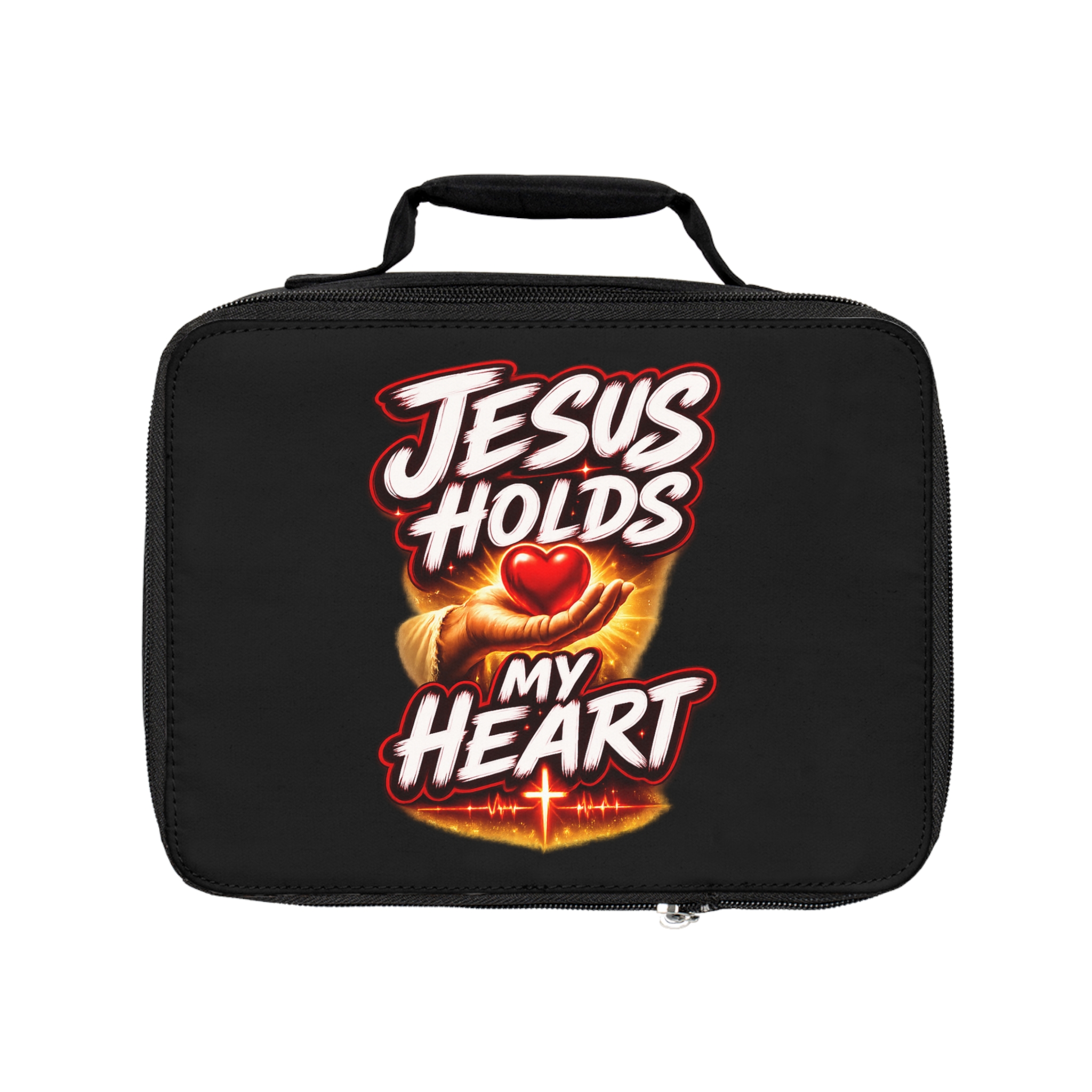 Jesus Holds My Heart Lunch Bag - Image 2