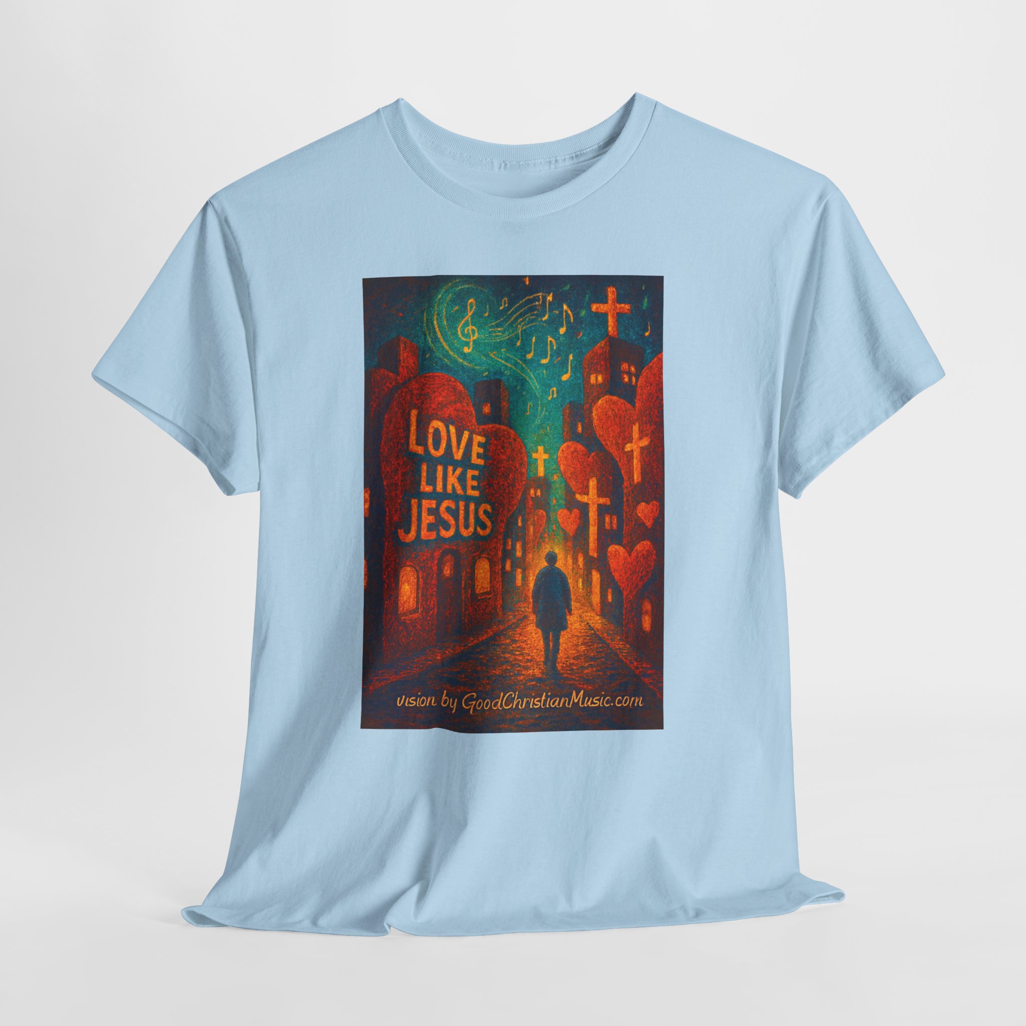 Love Like Jesus - City of Hearts Tee Shirt - Image 53