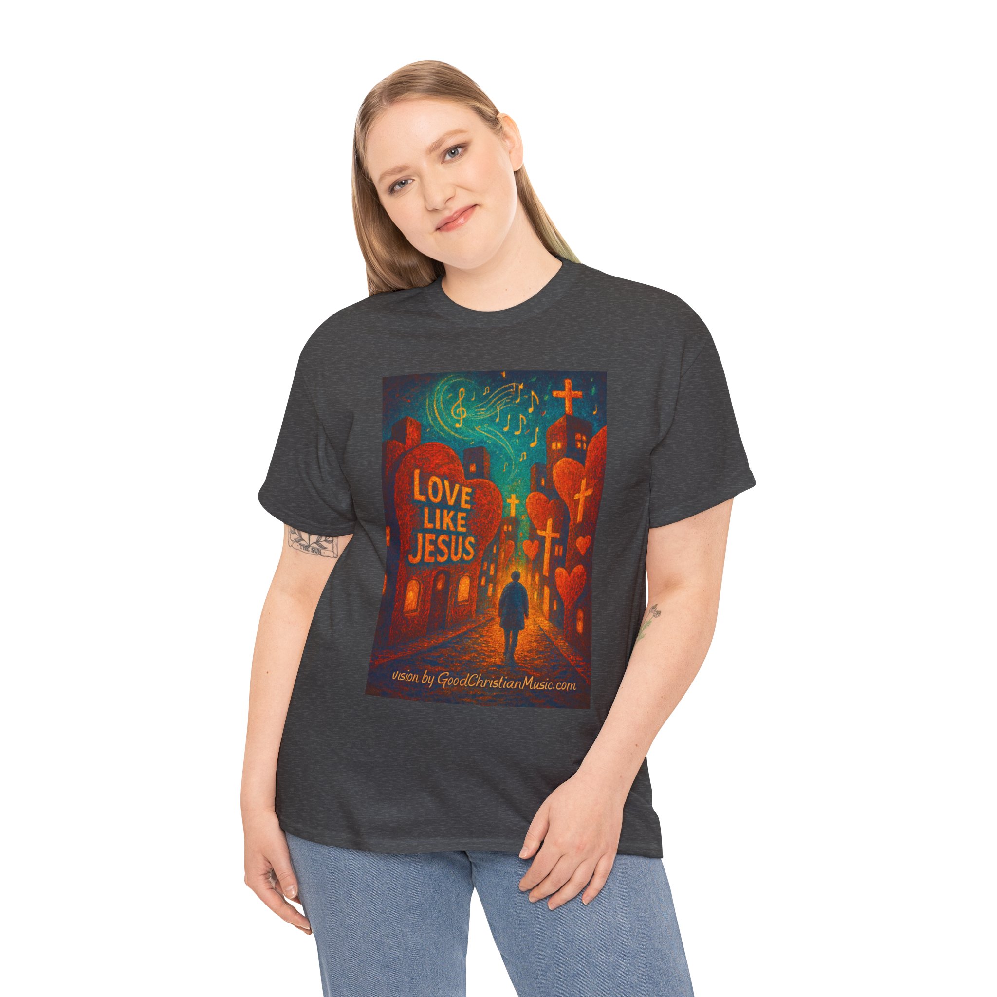 Love Like Jesus - City of Hearts Tee Shirt - Image 49