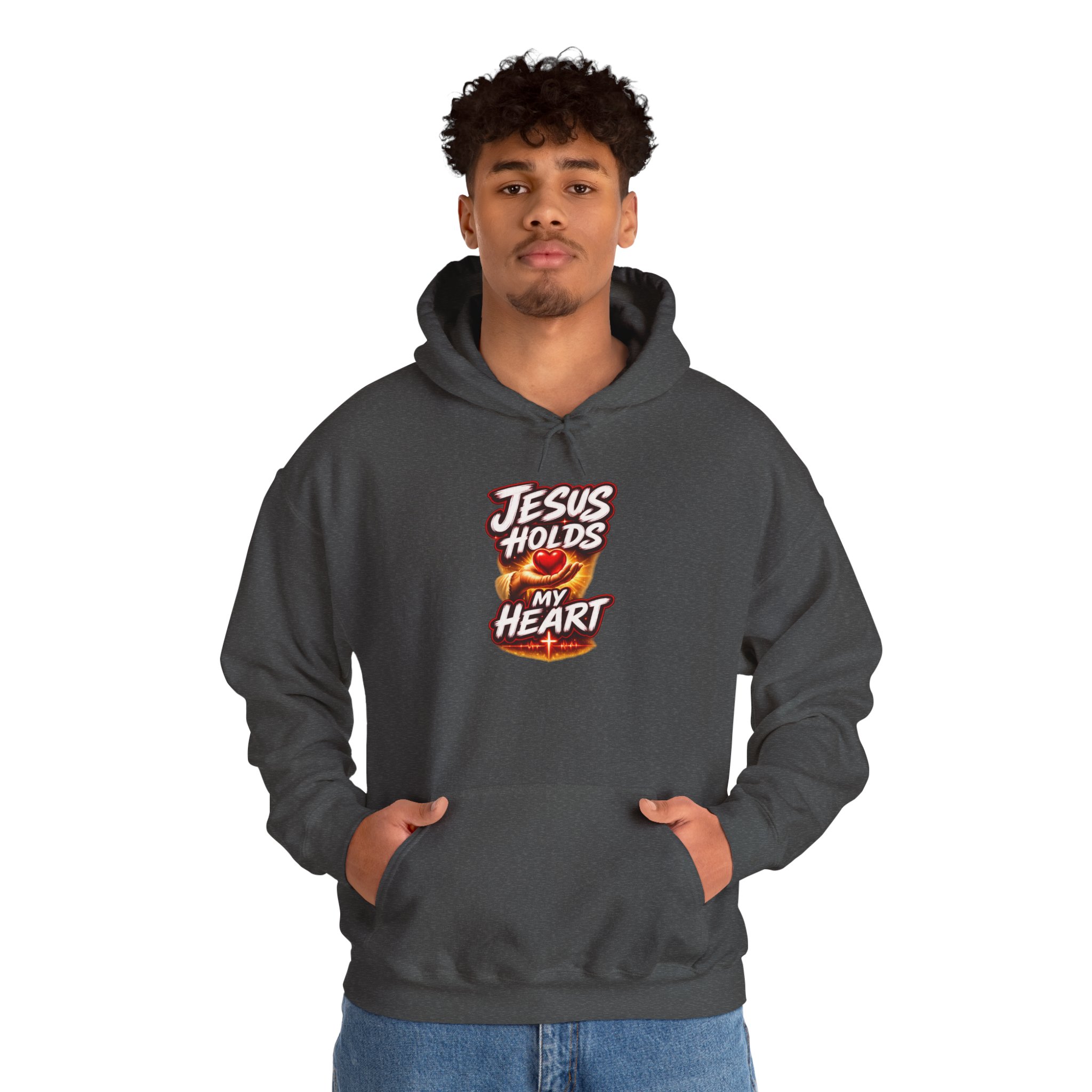 Jesus Holds My Heart – Crimson Mercy Hoodie - Image 71