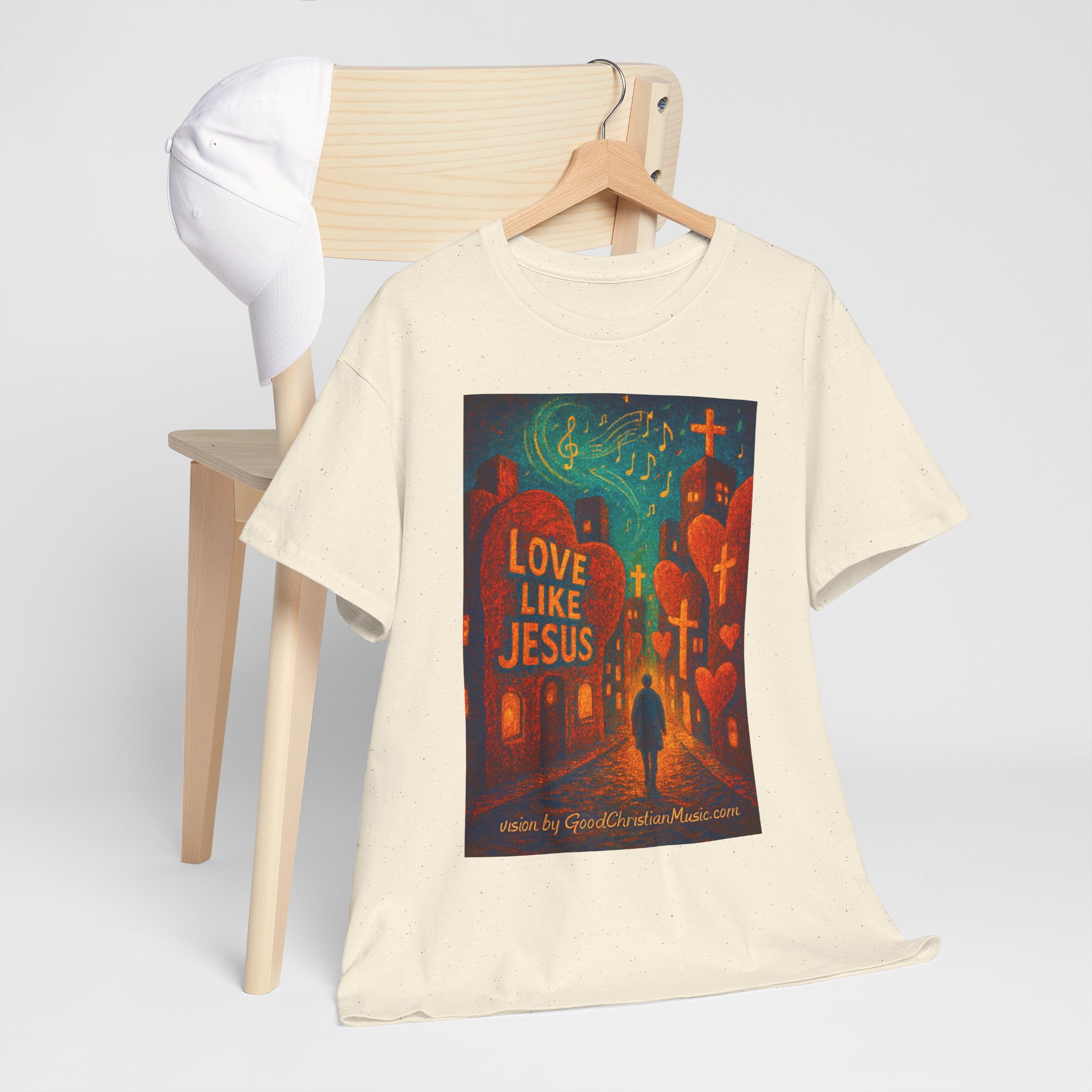 Love Like Jesus - City of Hearts Tee Shirt - Image 36