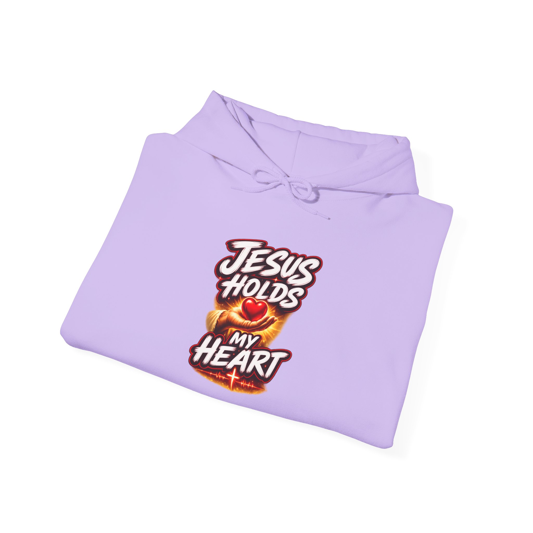 Jesus Holds My Heart – Crimson Mercy Hoodie - Image 81