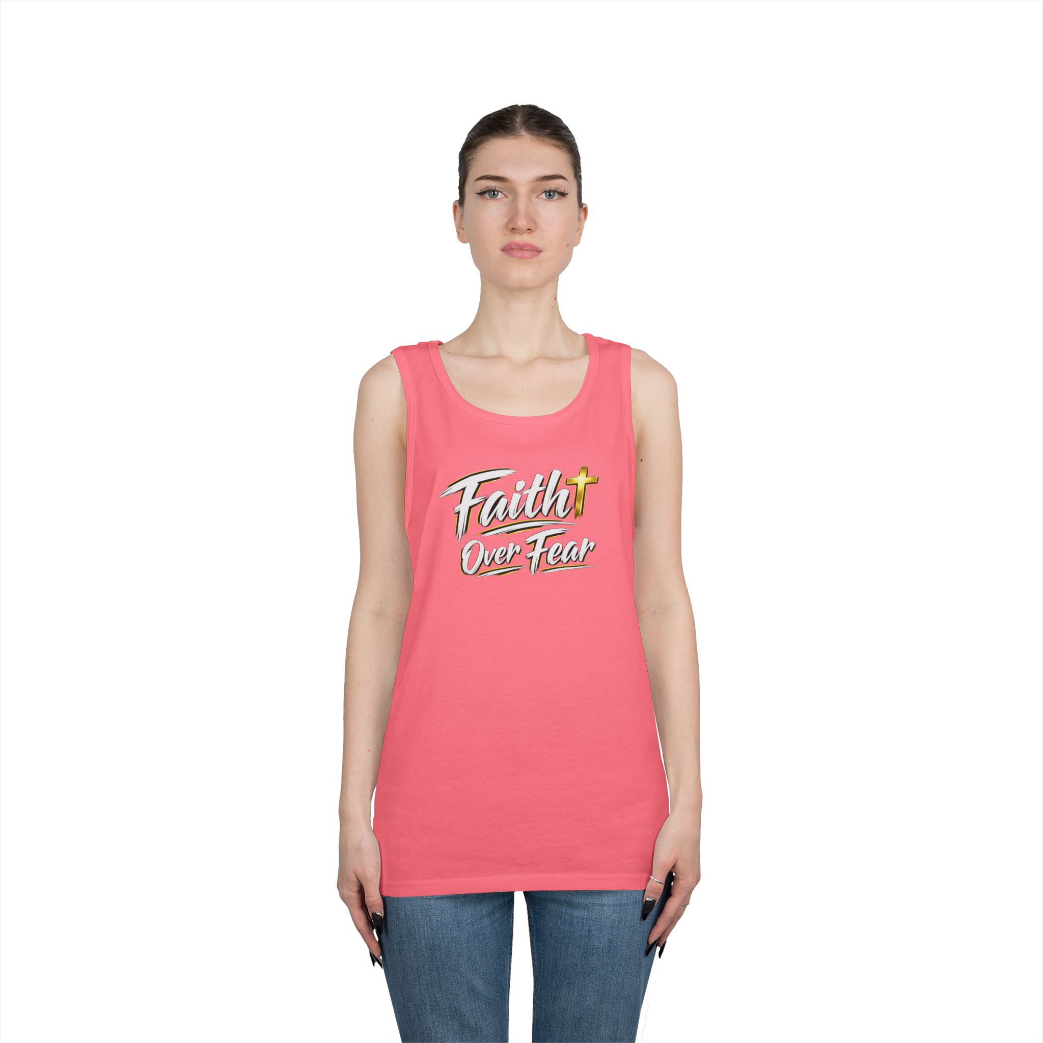 Faith Over Fear Tank — Courage in Every Breath - Image 35