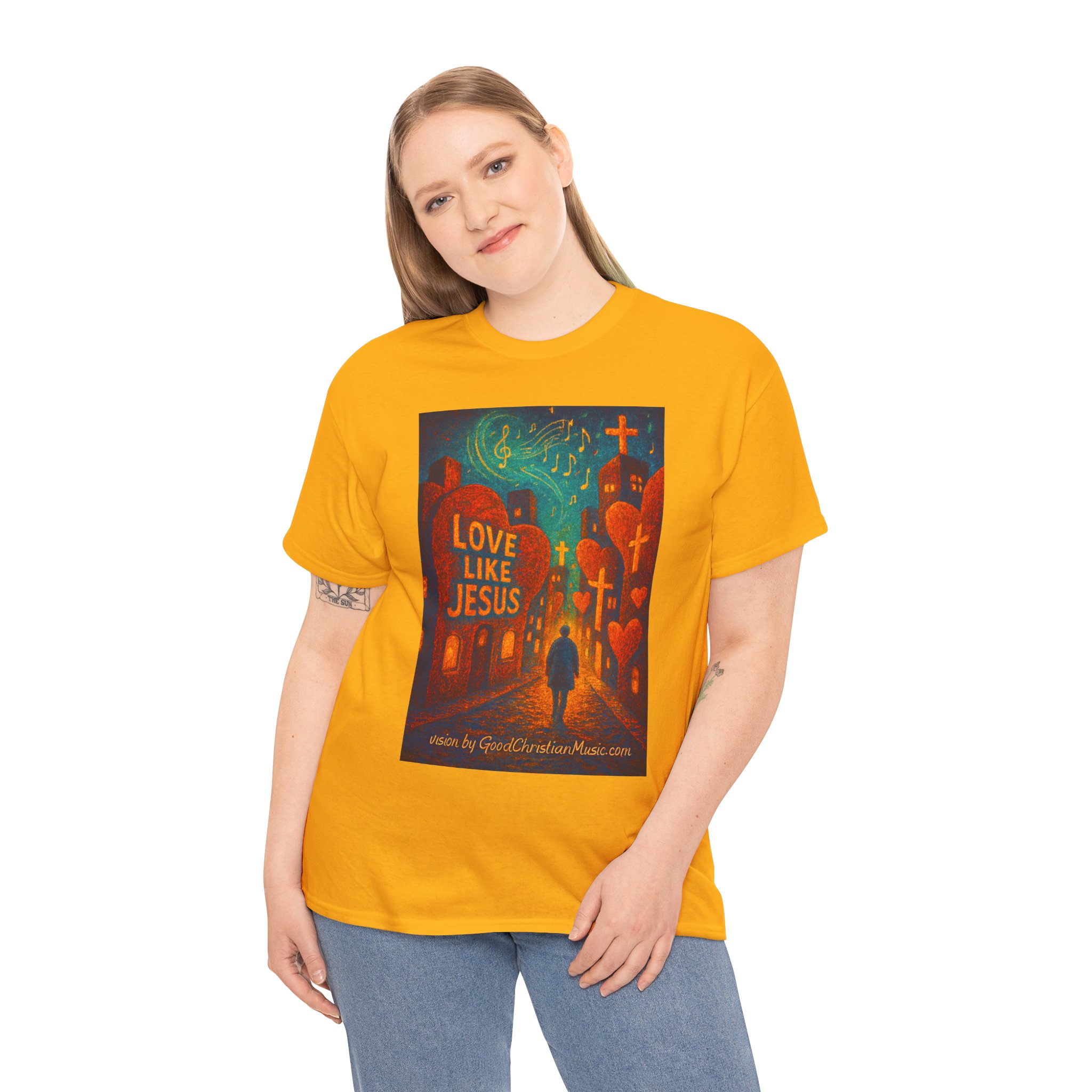 Love Like Jesus - City of Hearts Tee Shirt - Image 25