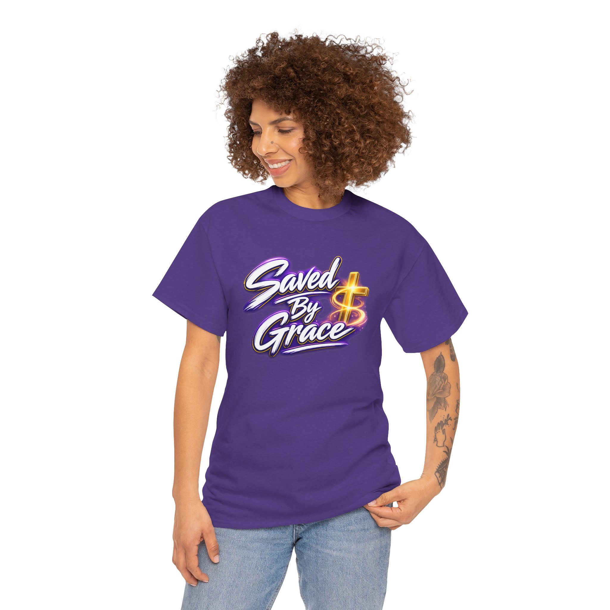Saved By Grace Tee — Redemption That Radiates - Image 64