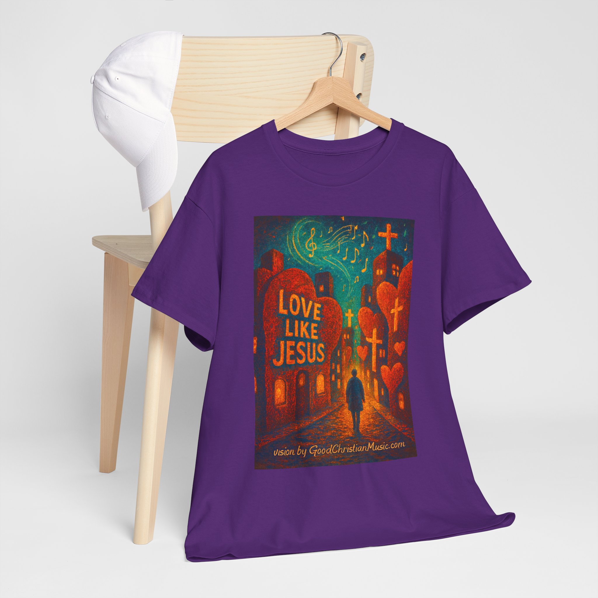 Love Like Jesus - City of Hearts Tee Shirt - Image 78