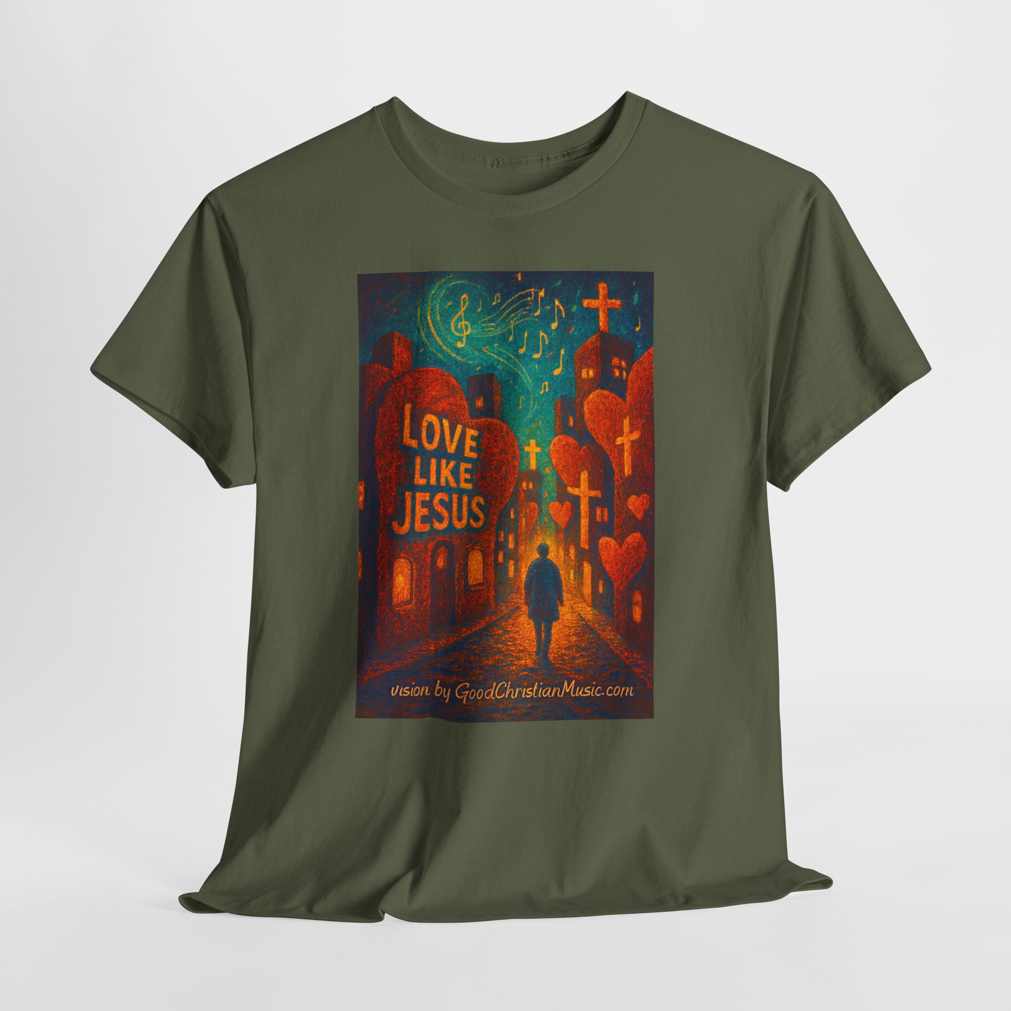 Love Like Jesus - City of Hearts Tee Shirt - Image 41