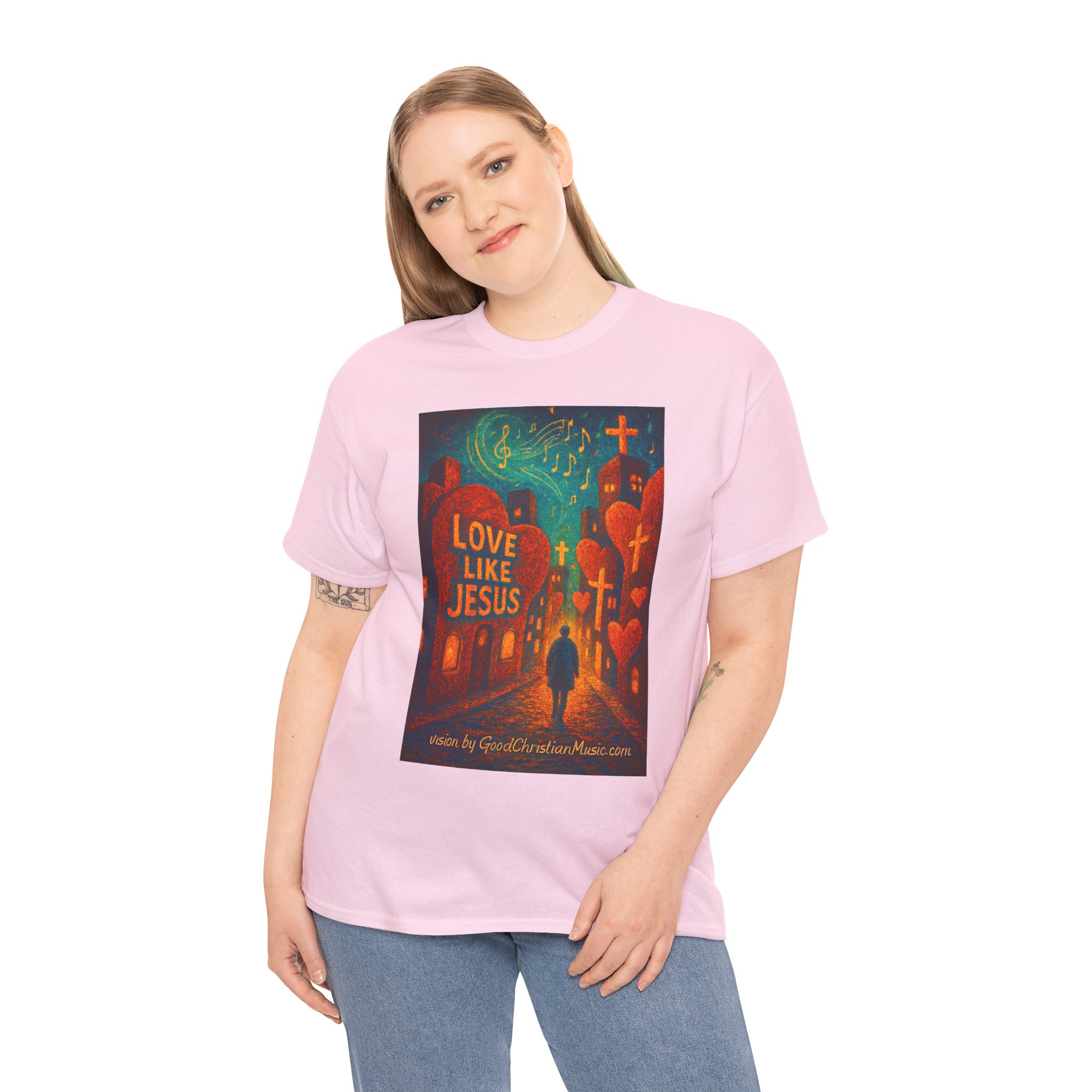 Love Like Jesus - City of Hearts Tee Shirt - Image 85