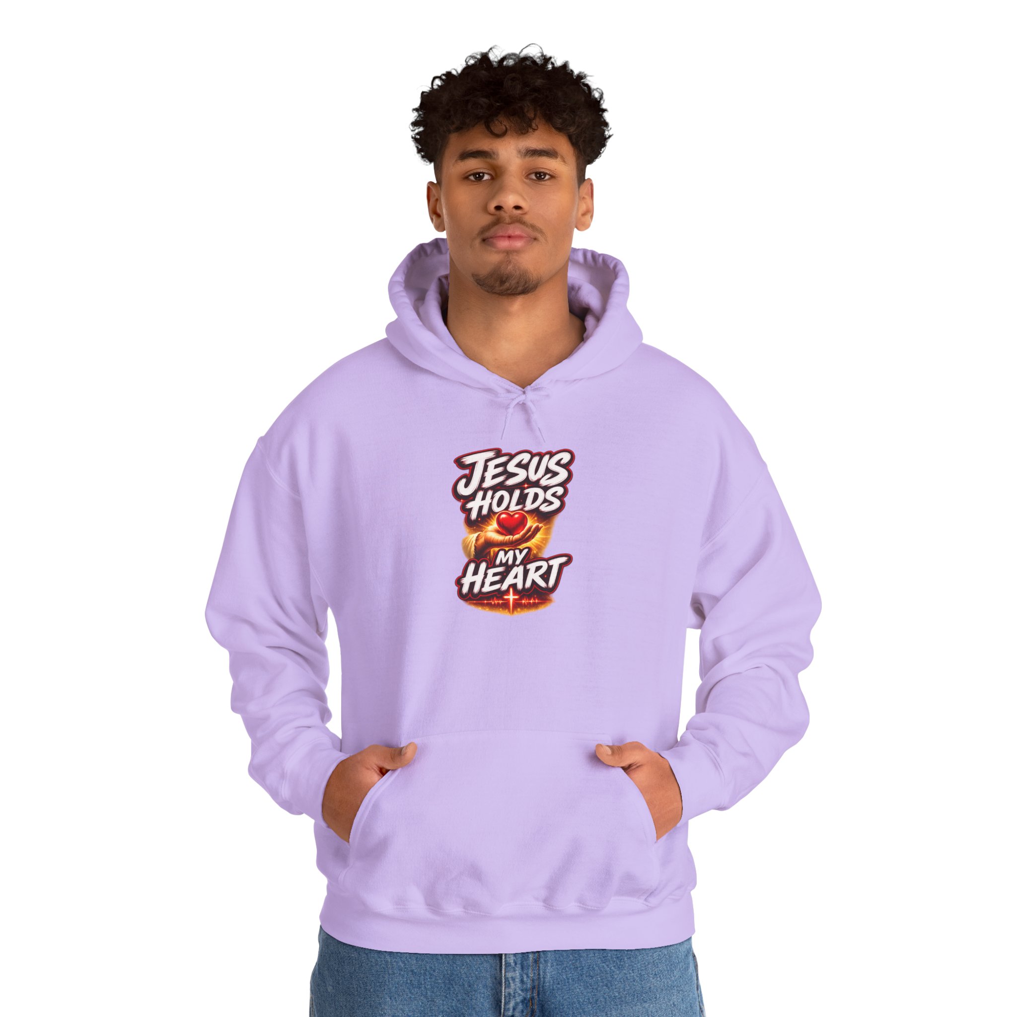 Jesus Holds My Heart – Crimson Mercy Hoodie - Image 83