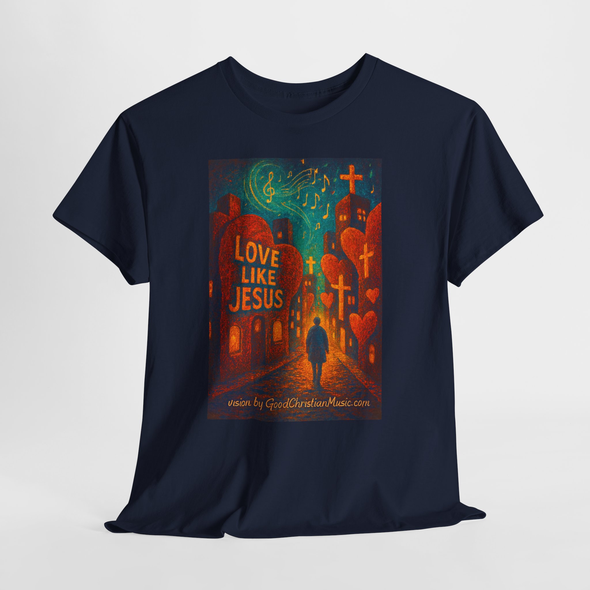 Love Like Jesus - City of Hearts Tee Shirt - Image 71