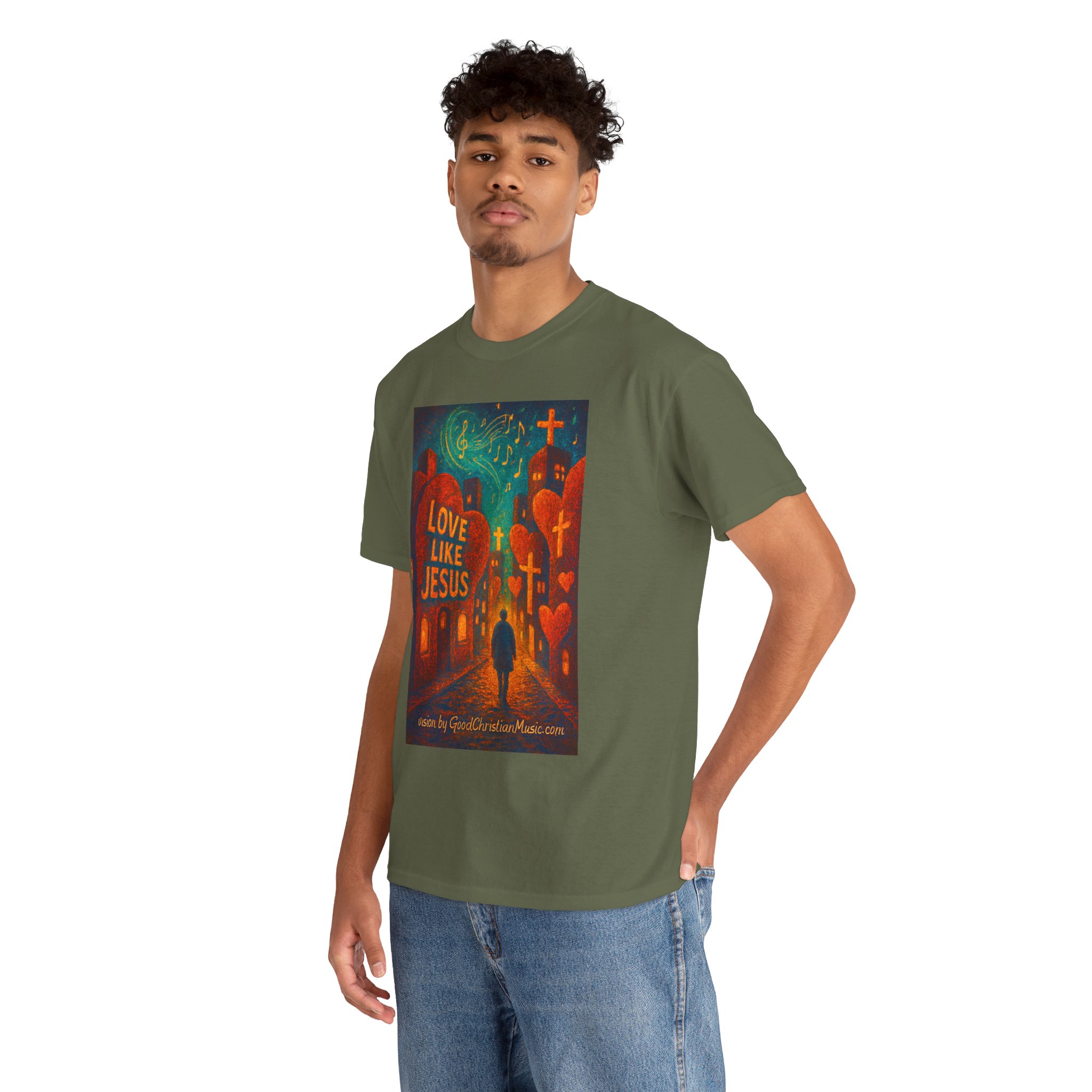 Love Like Jesus - City of Hearts Tee Shirt - Image 44