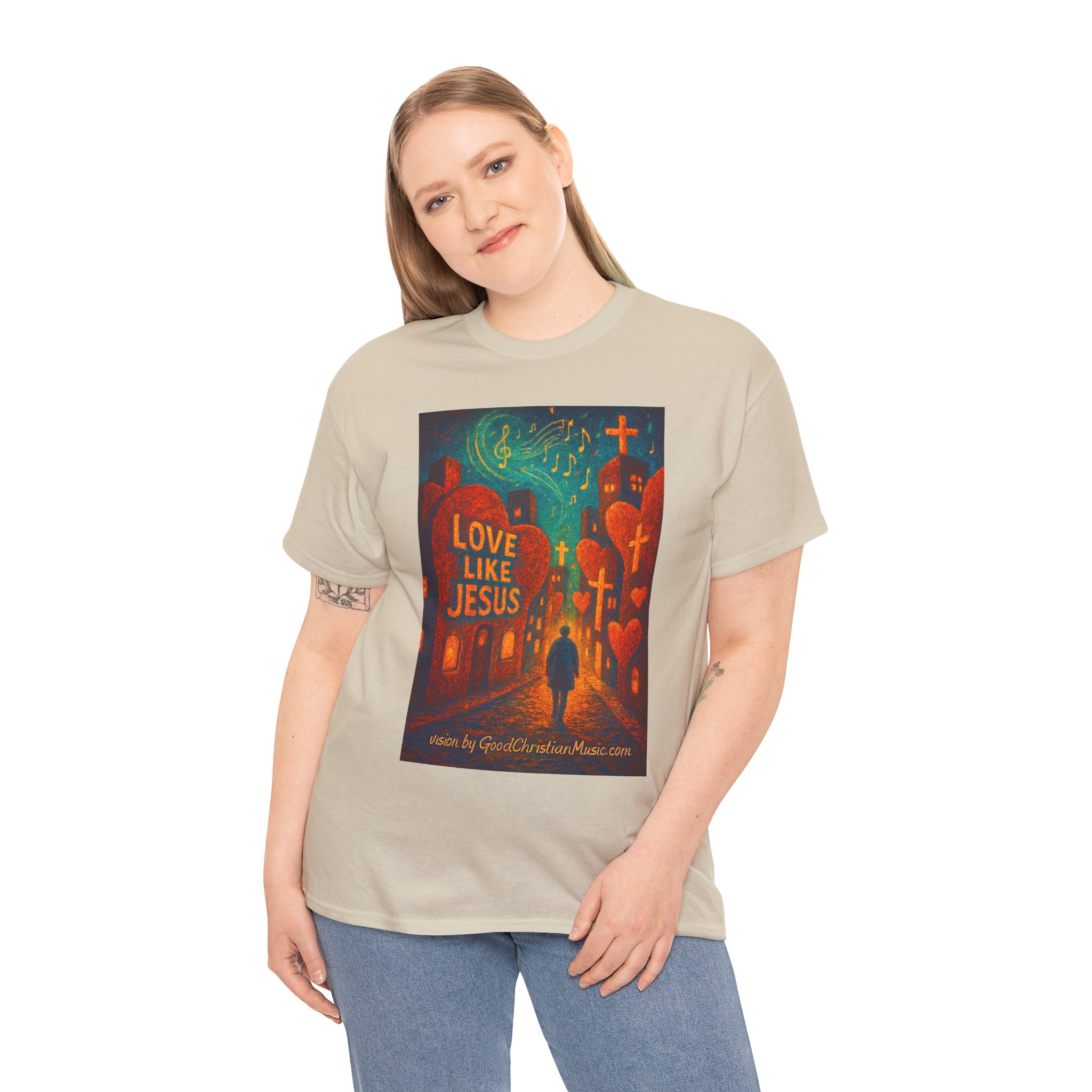 Love Like Jesus - City of Hearts Tee Shirt - Image 19