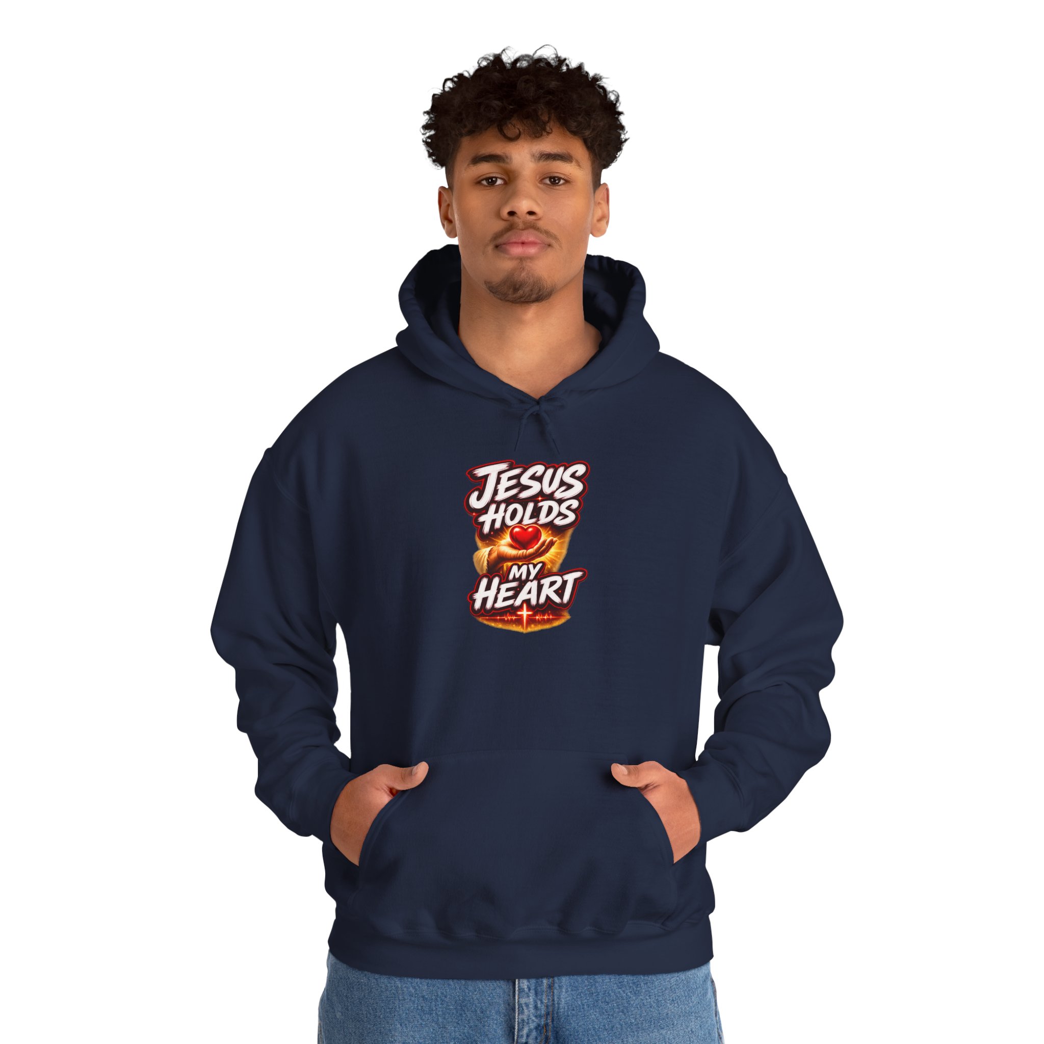 Jesus Holds My Heart – Crimson Mercy Hoodie - Image 59