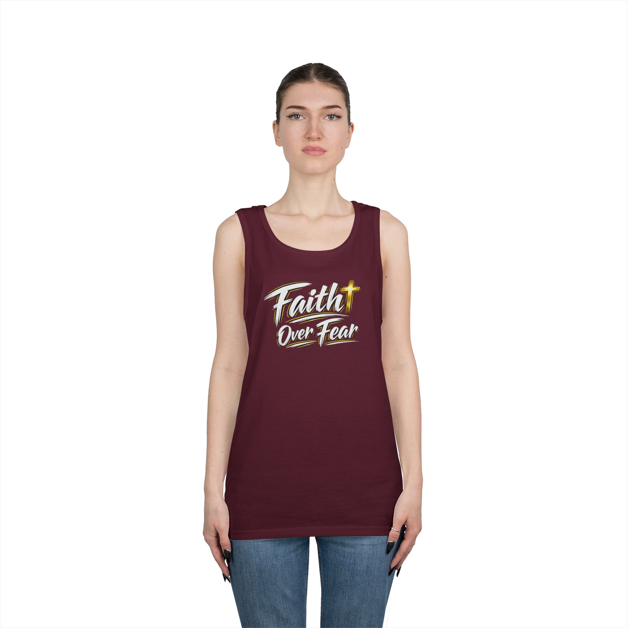 Faith Over Fear Tank — Courage in Every Breath - Image 11