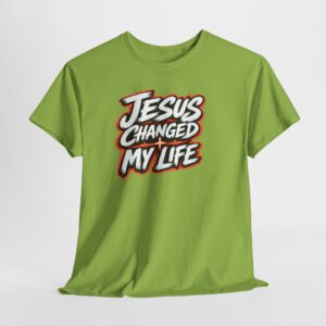 Jesus Changed My Life Tee — Transformation in Every Breath