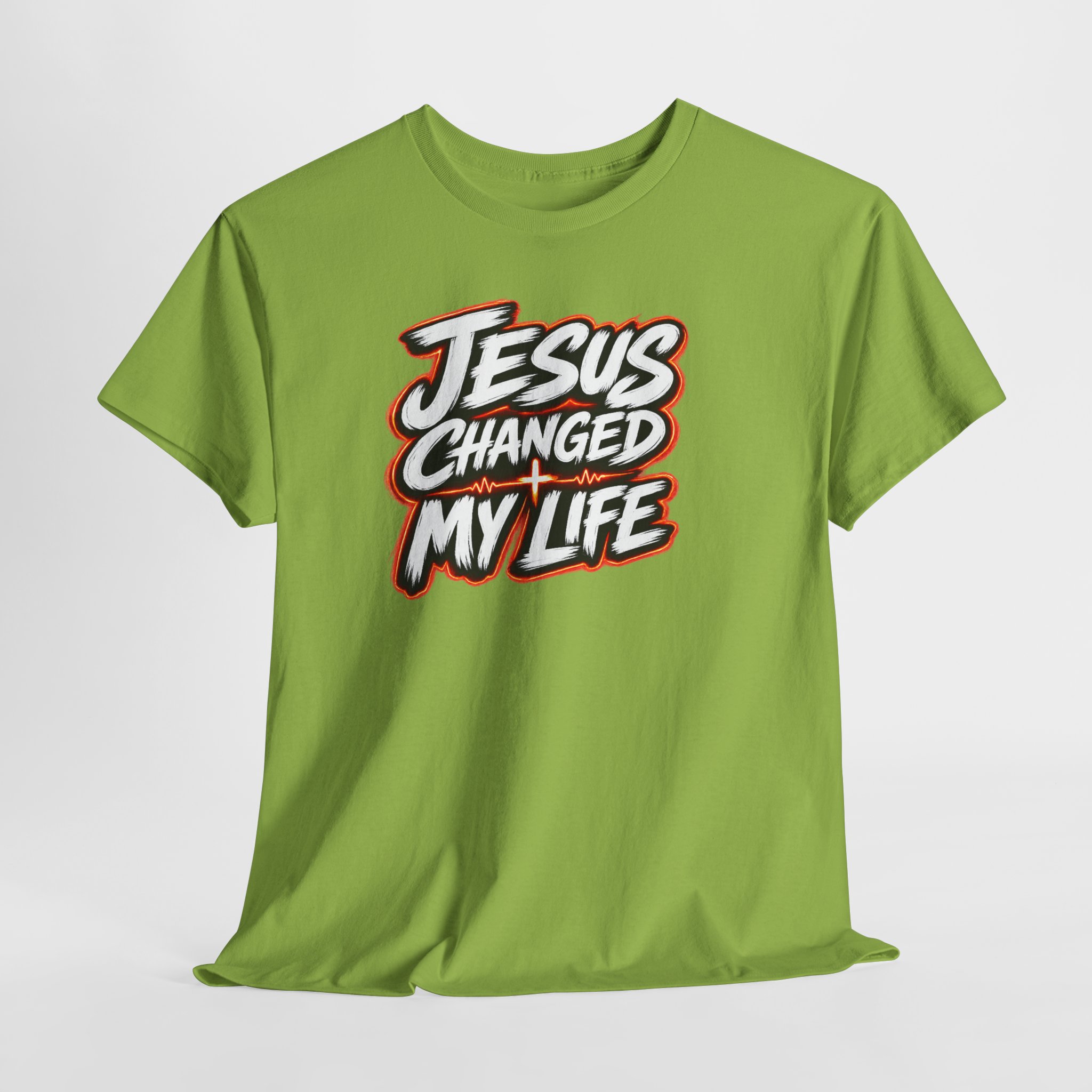 Jesus Changed My Life Tee — Transformation in Every Breath