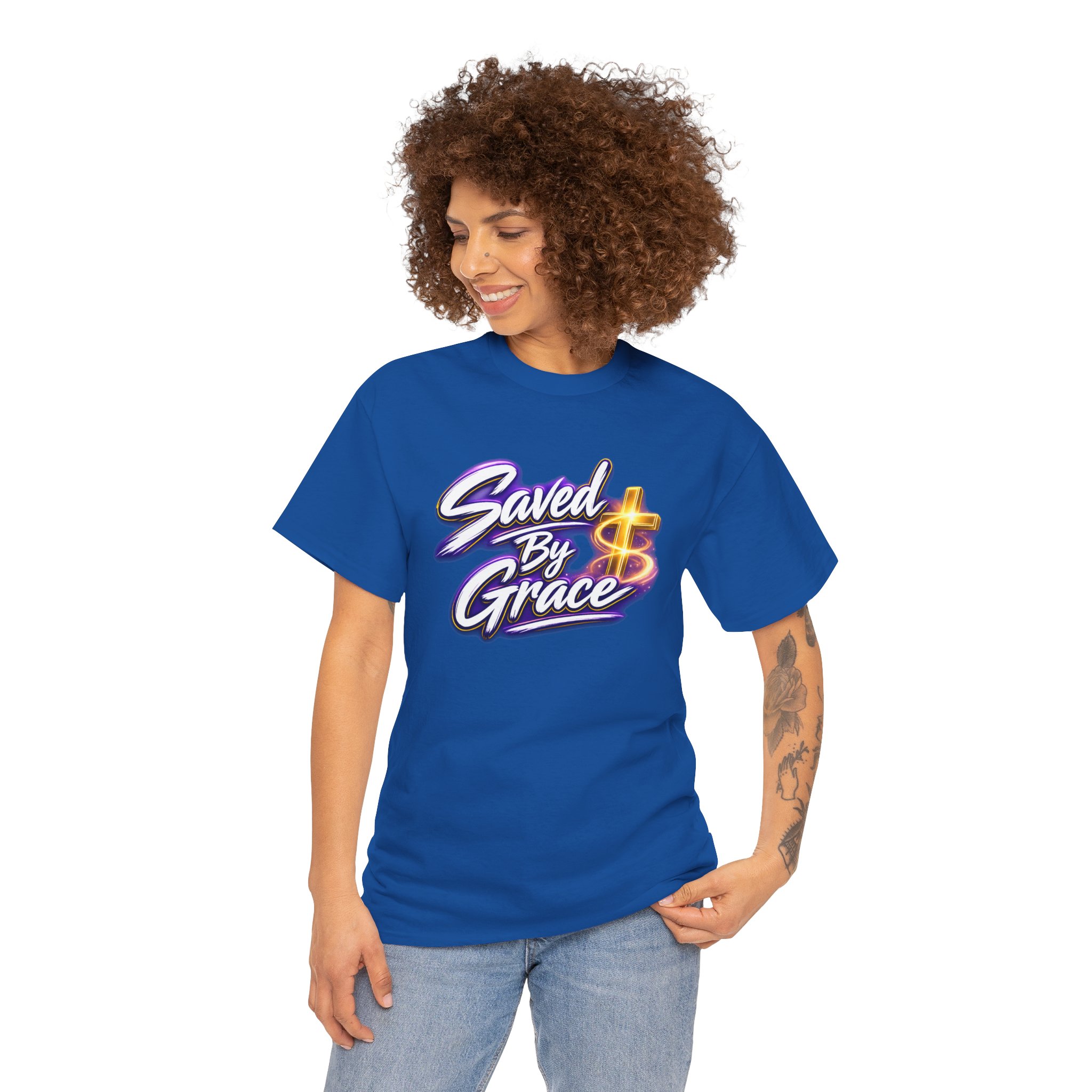 Saved By Grace Tee — Redemption That Radiates - Image 22