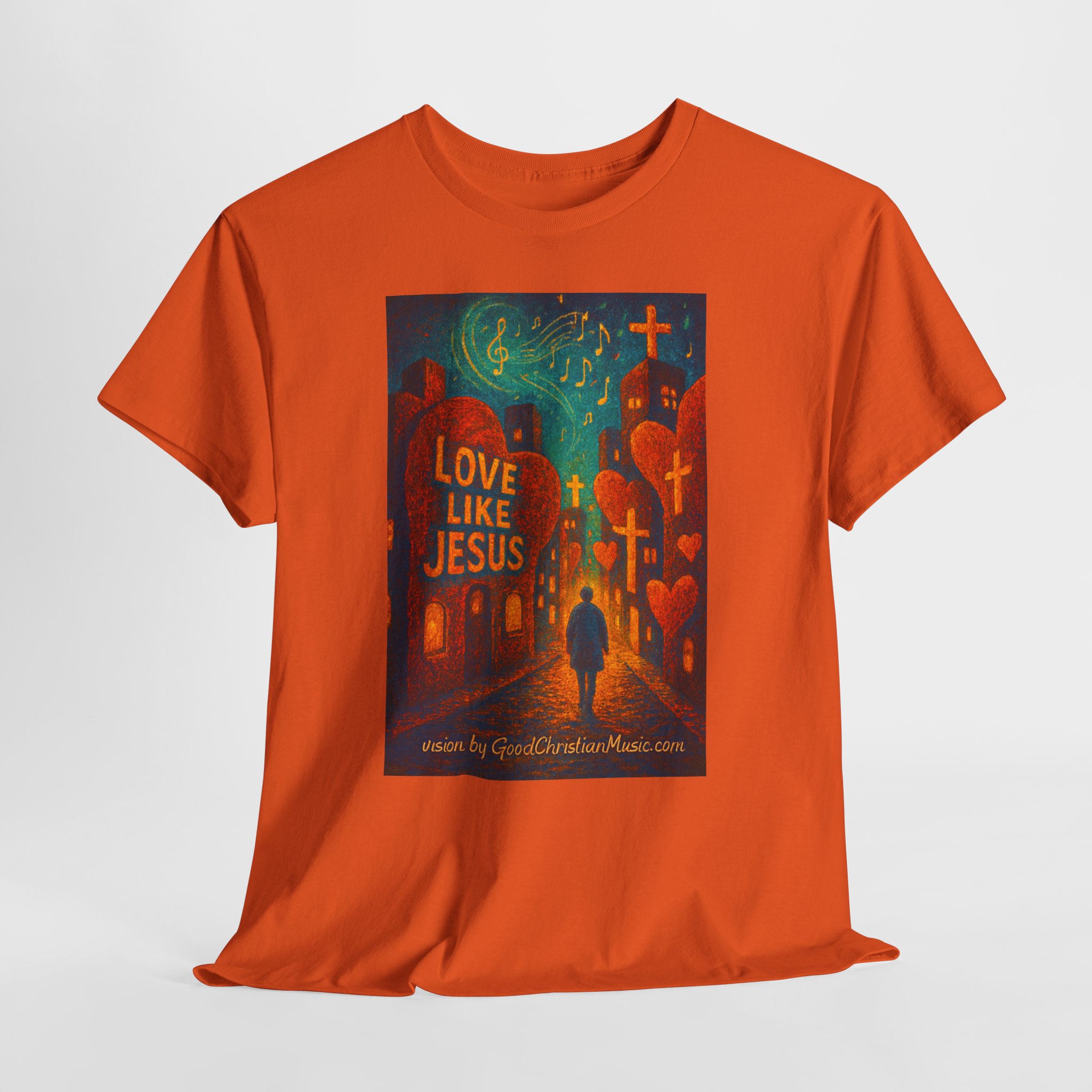 Love Like Jesus - City of Hearts Tee Shirt - Image 29
