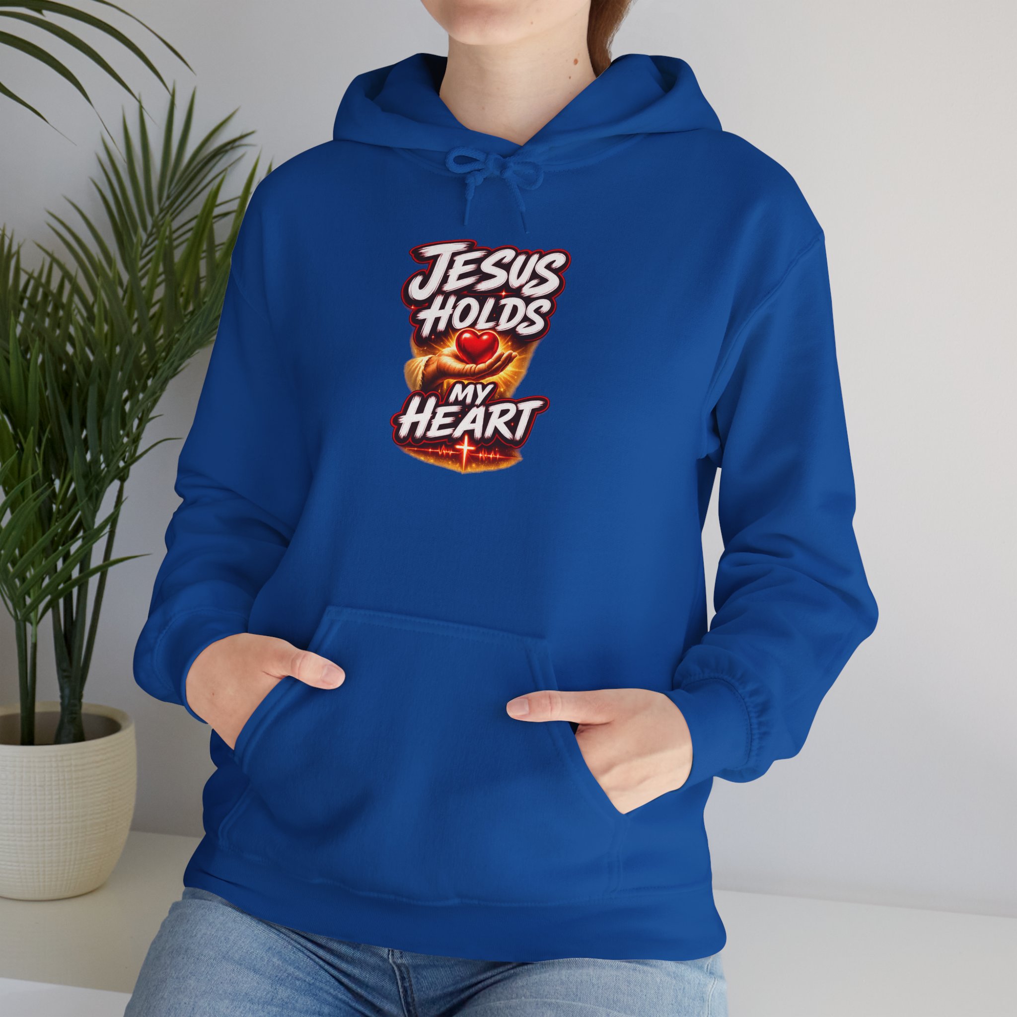 Jesus Holds My Heart – Crimson Mercy Hoodie - Image 22
