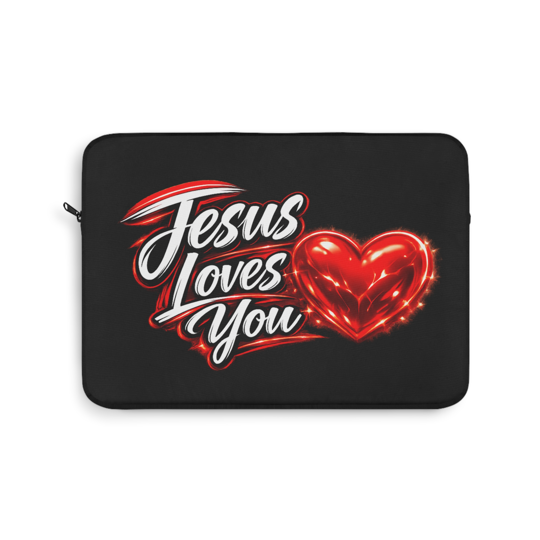Jesus Loves You – Radiant Mercy Laptop Sleeve - Image 4