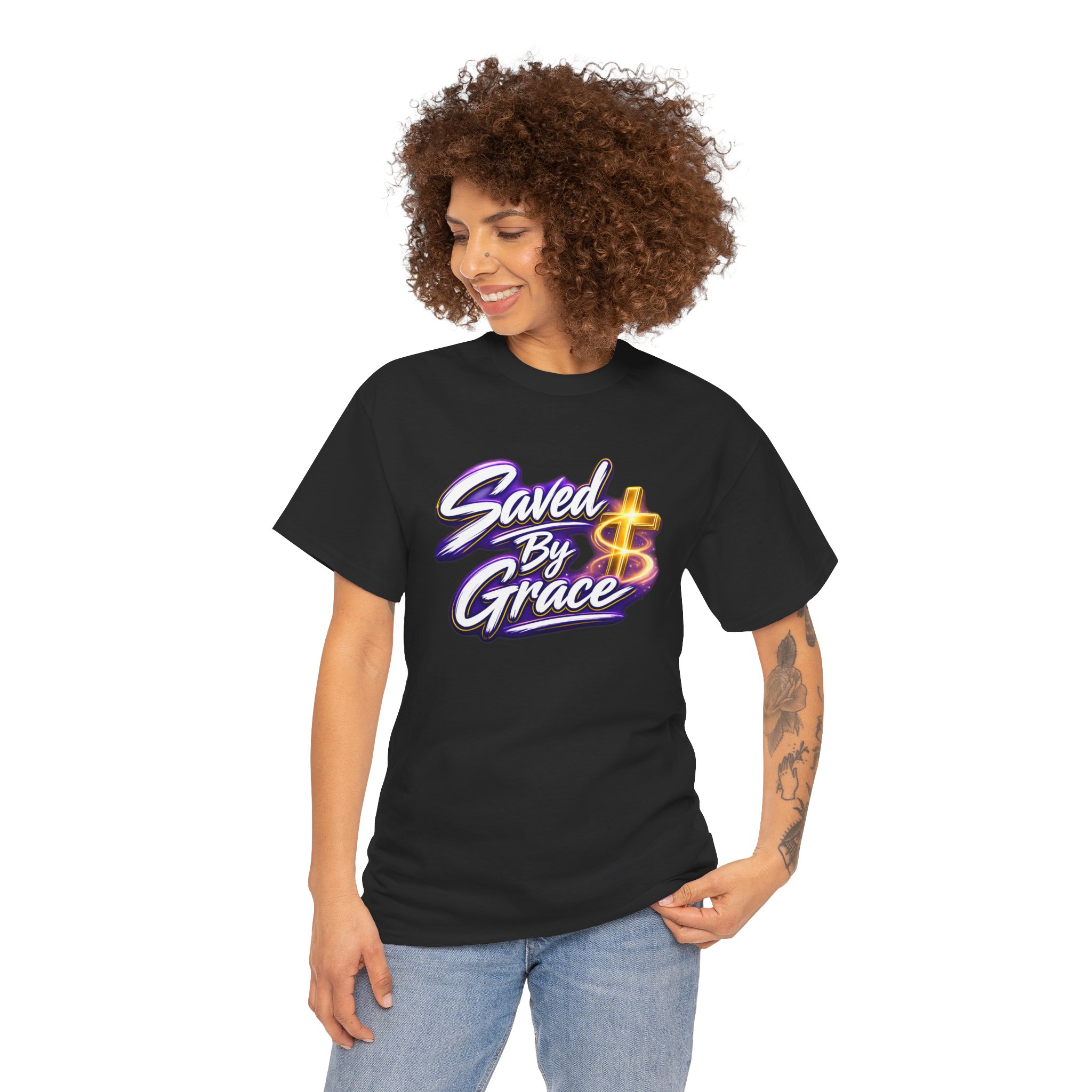Saved By Grace Tee — Redemption That Radiates - Image 4