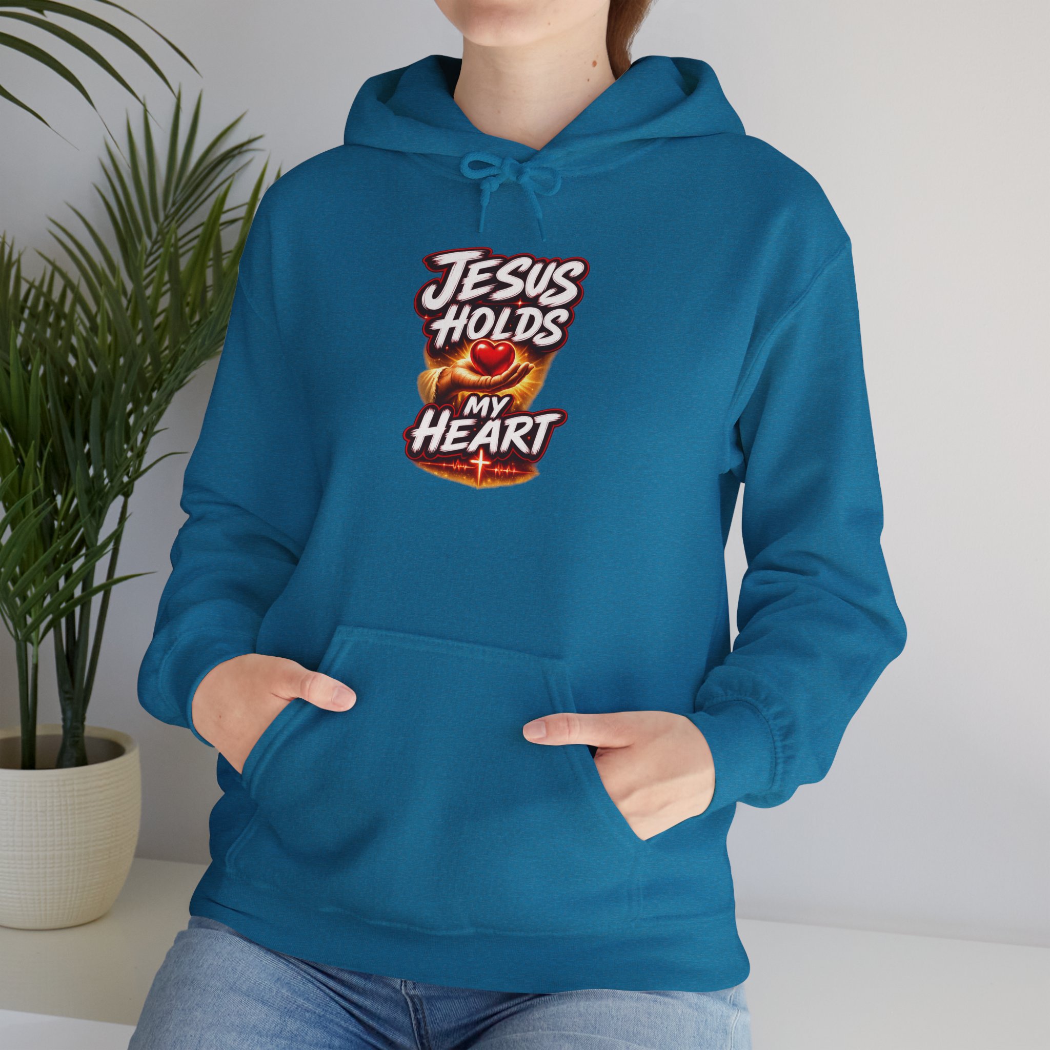 Jesus Holds My Heart – Crimson Mercy Hoodie - Image 34
