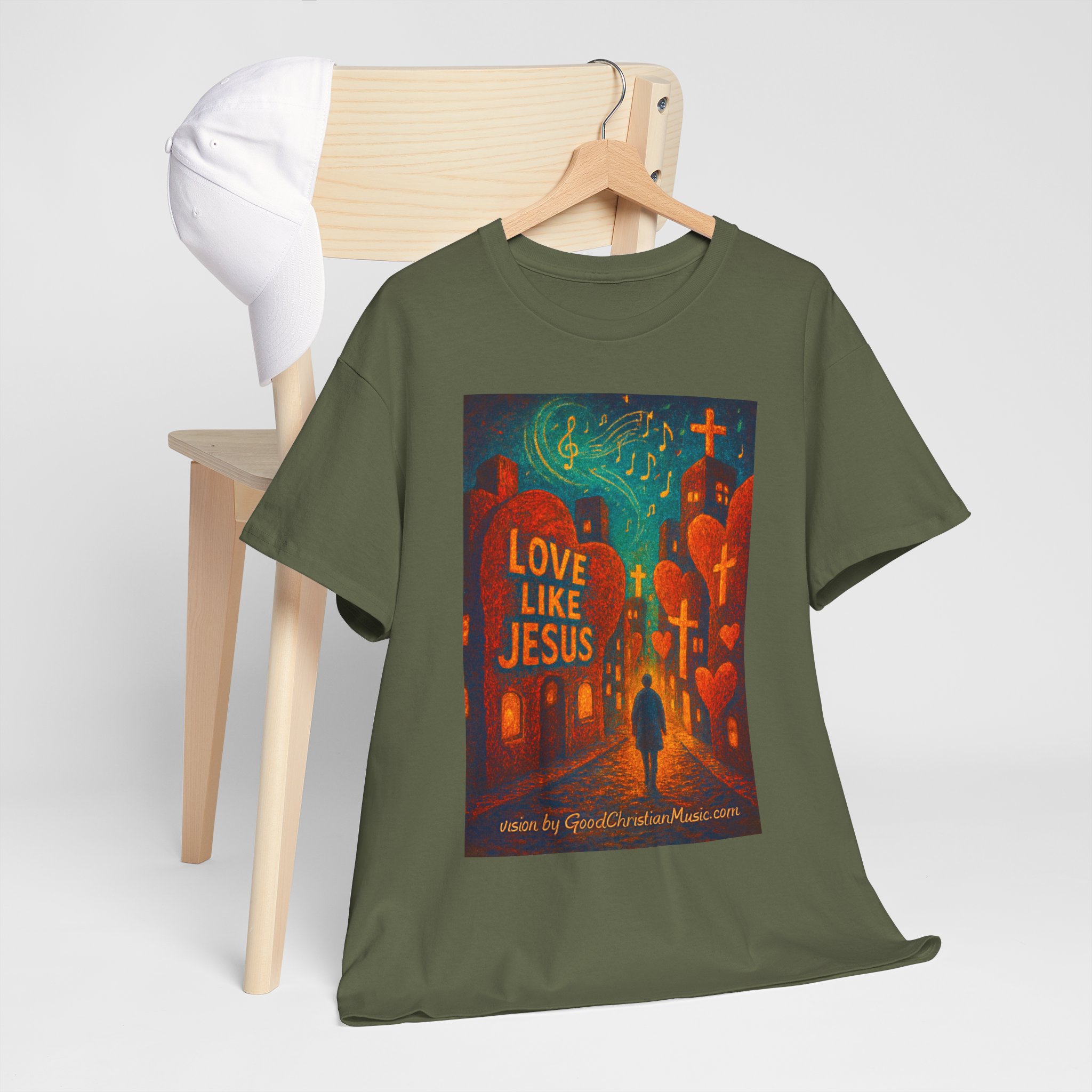 Love Like Jesus - City of Hearts Tee Shirt - Image 42